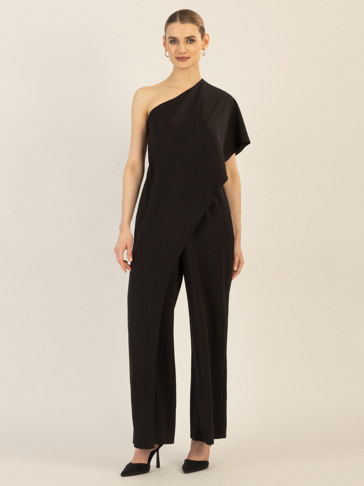 Apart Jumpsuit aus einer leicht körnigen günstig online kaufen
