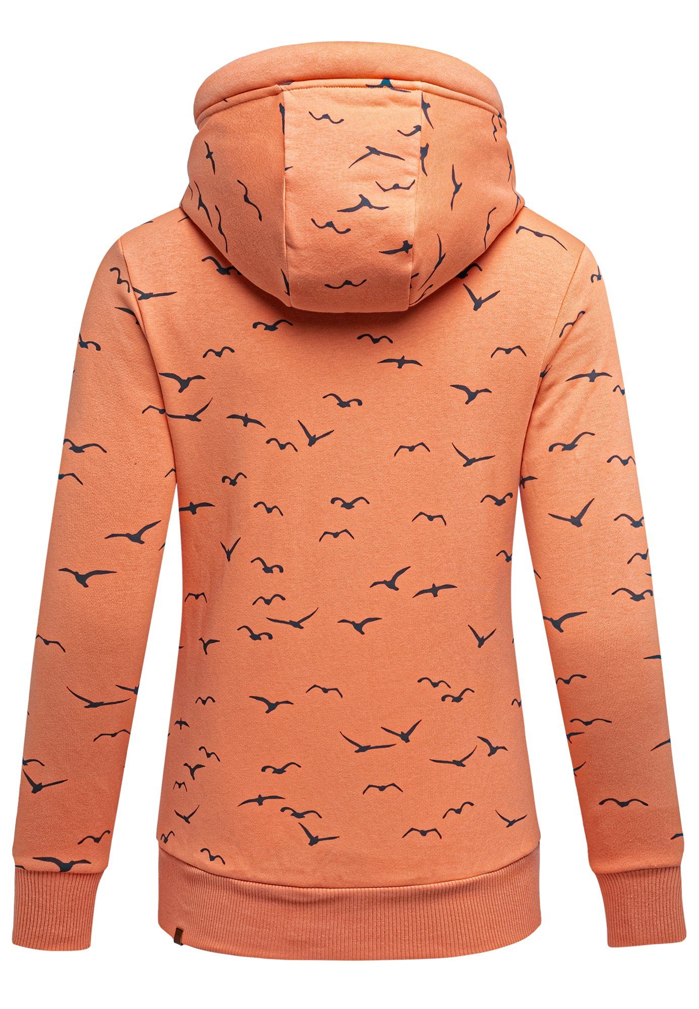 REPUBLIX Kapuzenpullover HARVA Damen Kapuzenpullover Print Sweatjacke Pullo günstig online kaufen