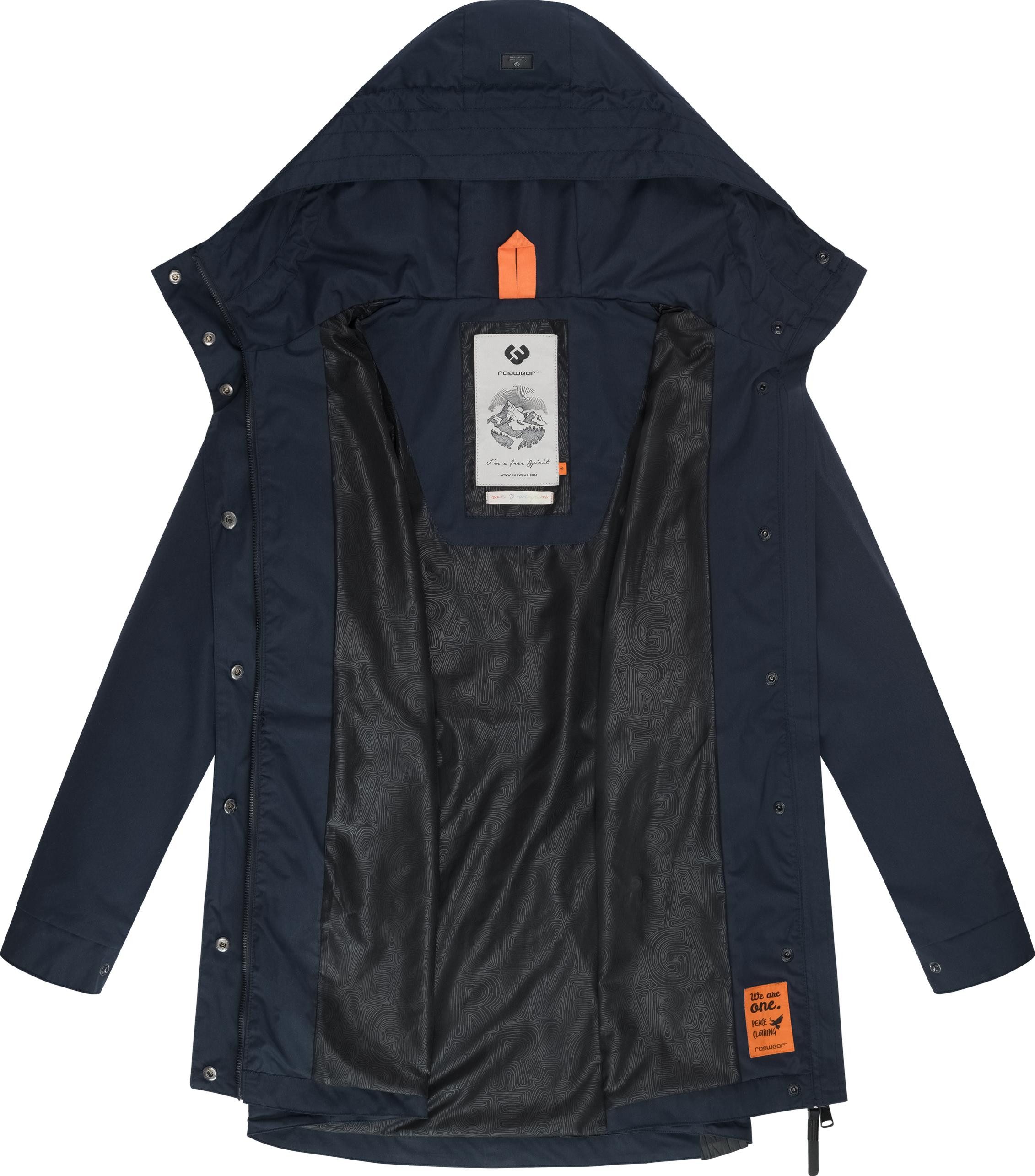 Ragwear Parka Alysa stylische Damen Übergangsjacke mit Taillenzugband – Bild 5 von 5