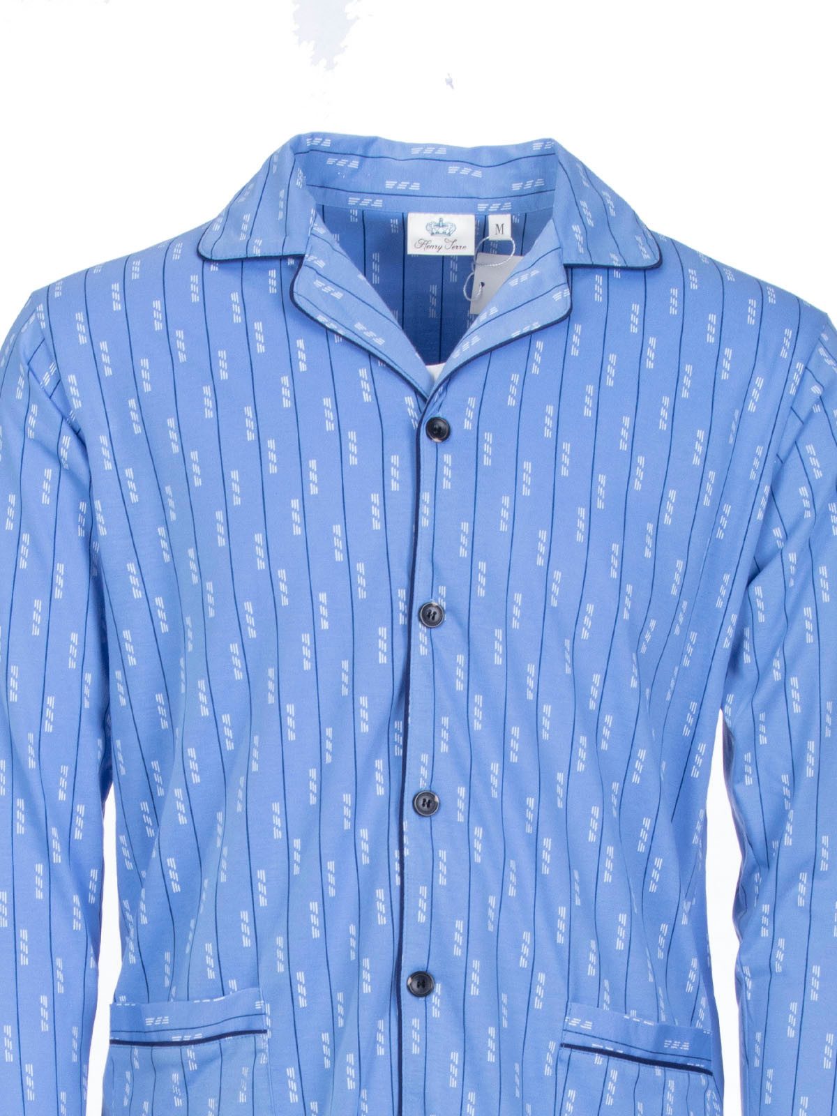 Lucky Nachthemd Pyjama Set Langarm - Kent Kragen Classic