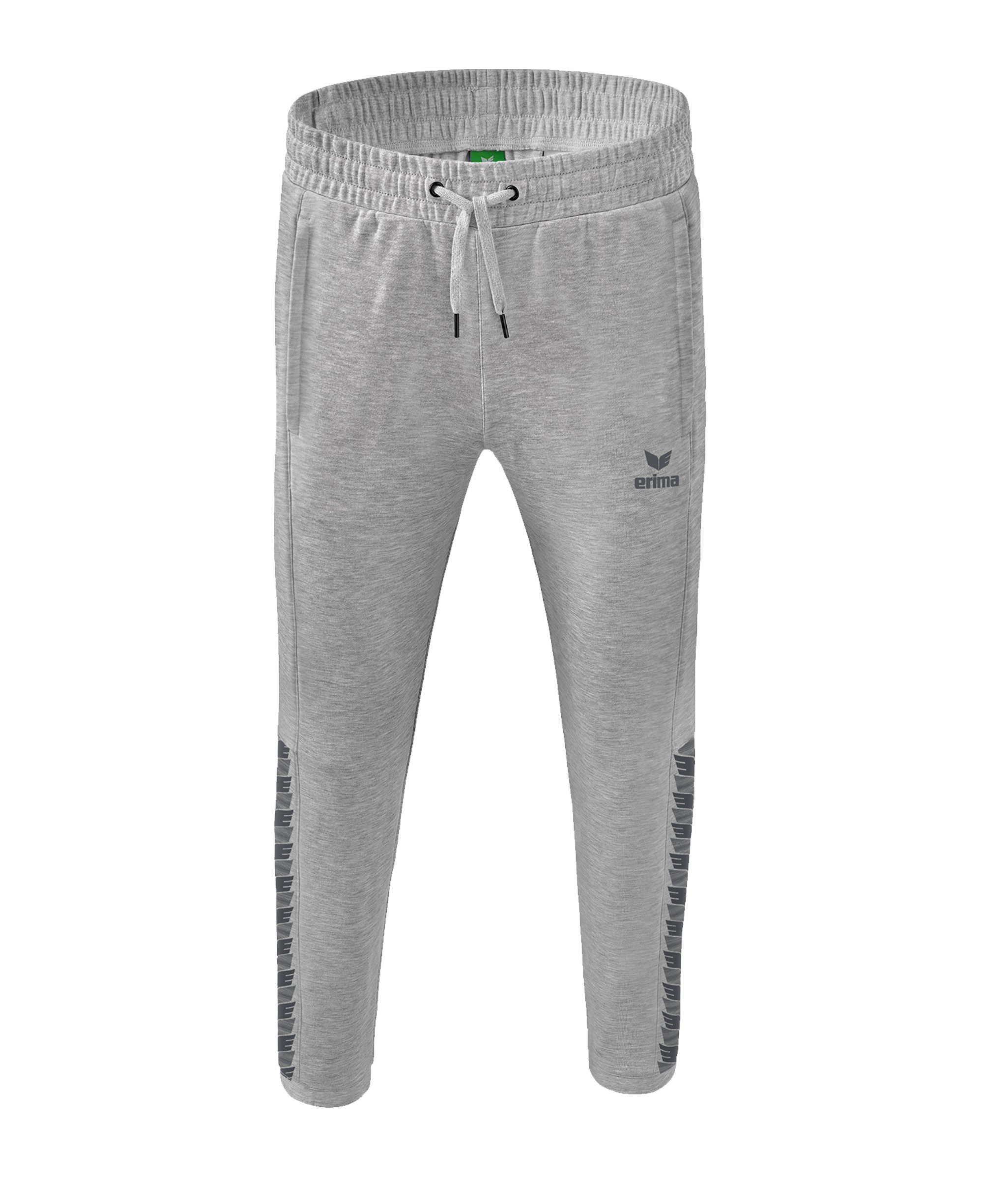 Erima Sporthose Team Essential graugrau Jogginghose