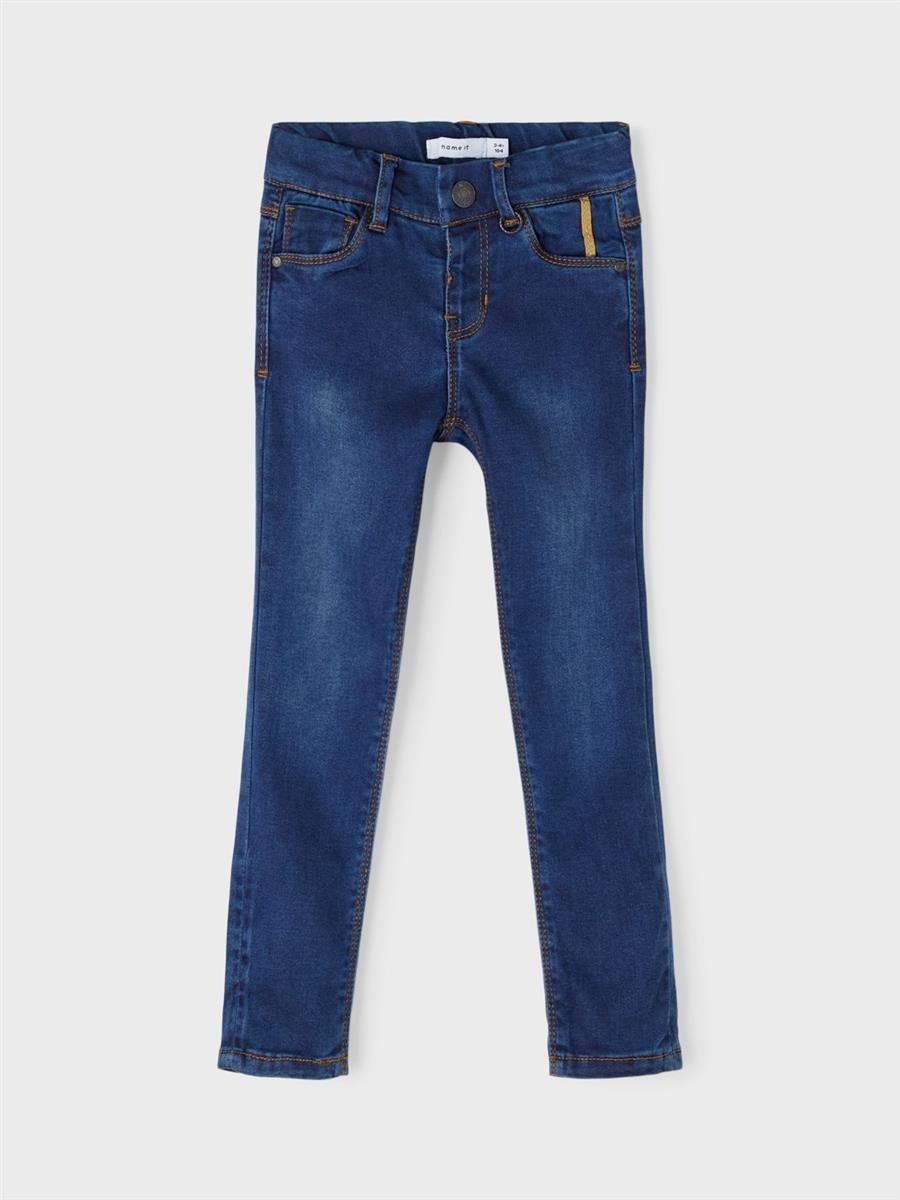 Skinny-fit-Jeans NMFPOLLY Bundweite innen Name 3545 It weich, DNMTORAS verstellbare