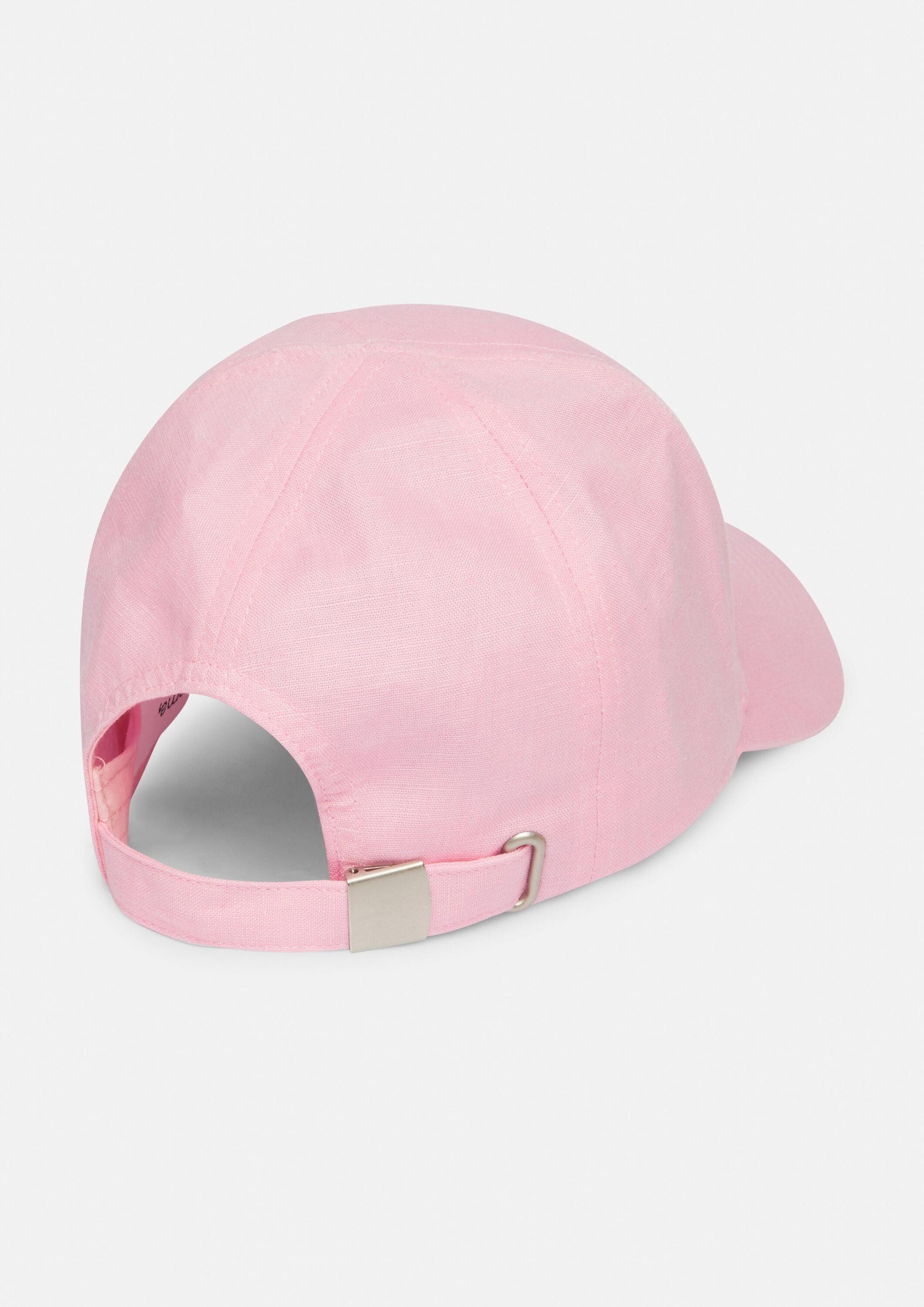 comma Snapback Cap Kappe Baseball-Cap aus Leinenmix mit Logo