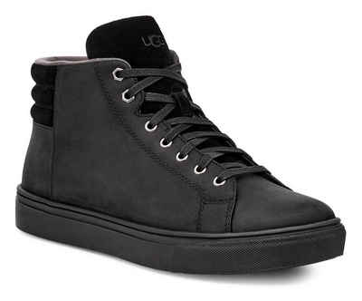 UGG M BAYSIDER HIGH WEATHER Sneaker im Used Look, Freizeitschuh, Halbschuh, Schnürschuh