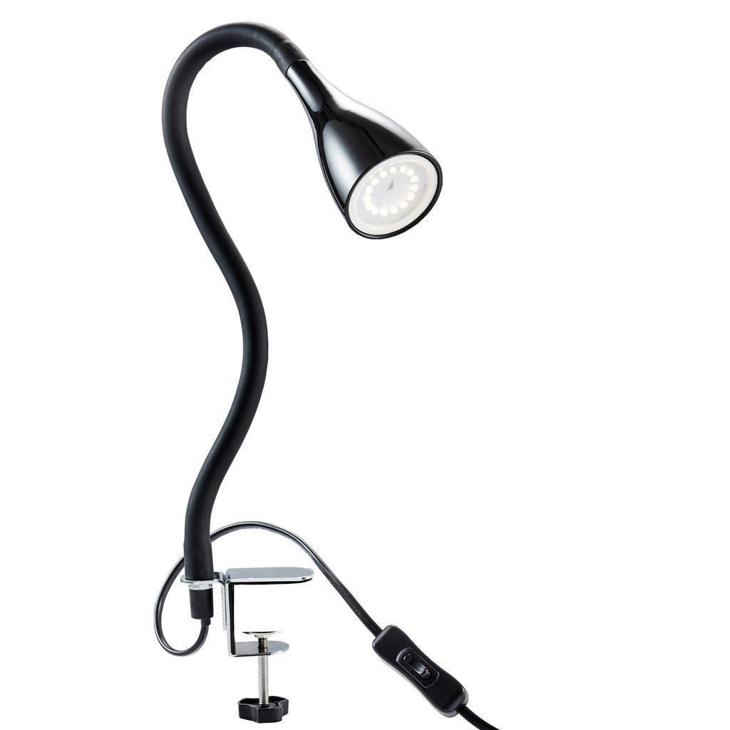 B.K.Licht Tischleuchte BKL1079-SEC-D, Dimmfunktion, LED wechselbar, 3000K - Warmweiß
