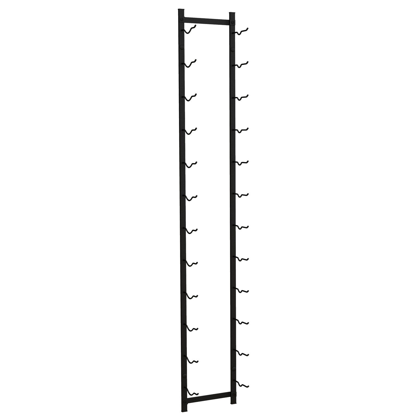 KOMFOTTEU Weinregal Wand-Weinregal, hängendes Flaschenregal, Schwarz