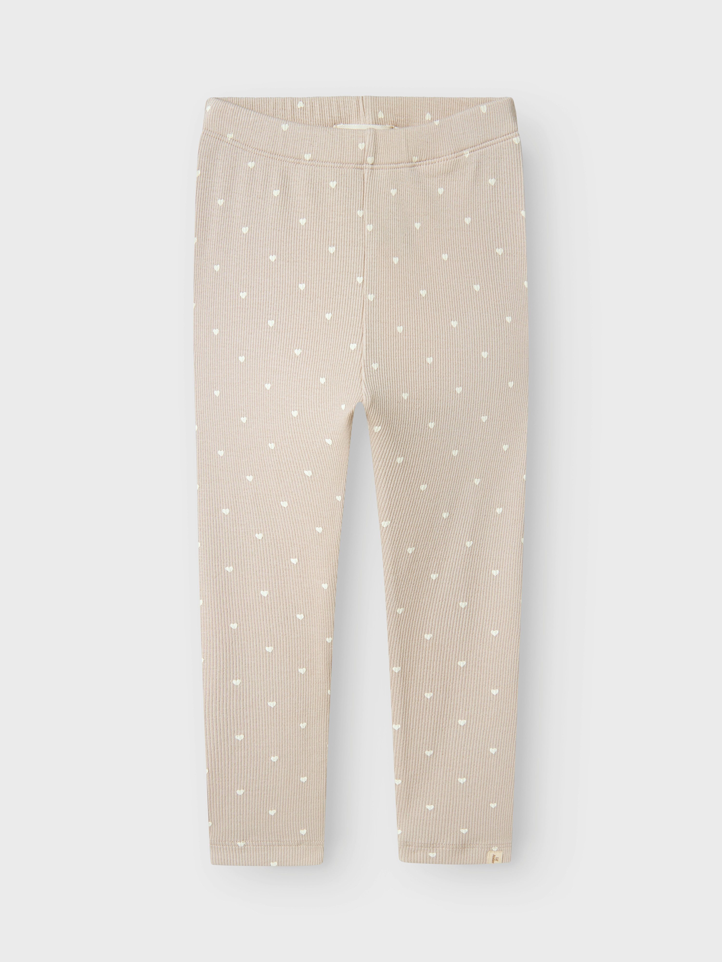 Lil' Atelier Leggings NMFGAGO SLIM LEGGING LIL NOOS weiche Jersey Rippqualität