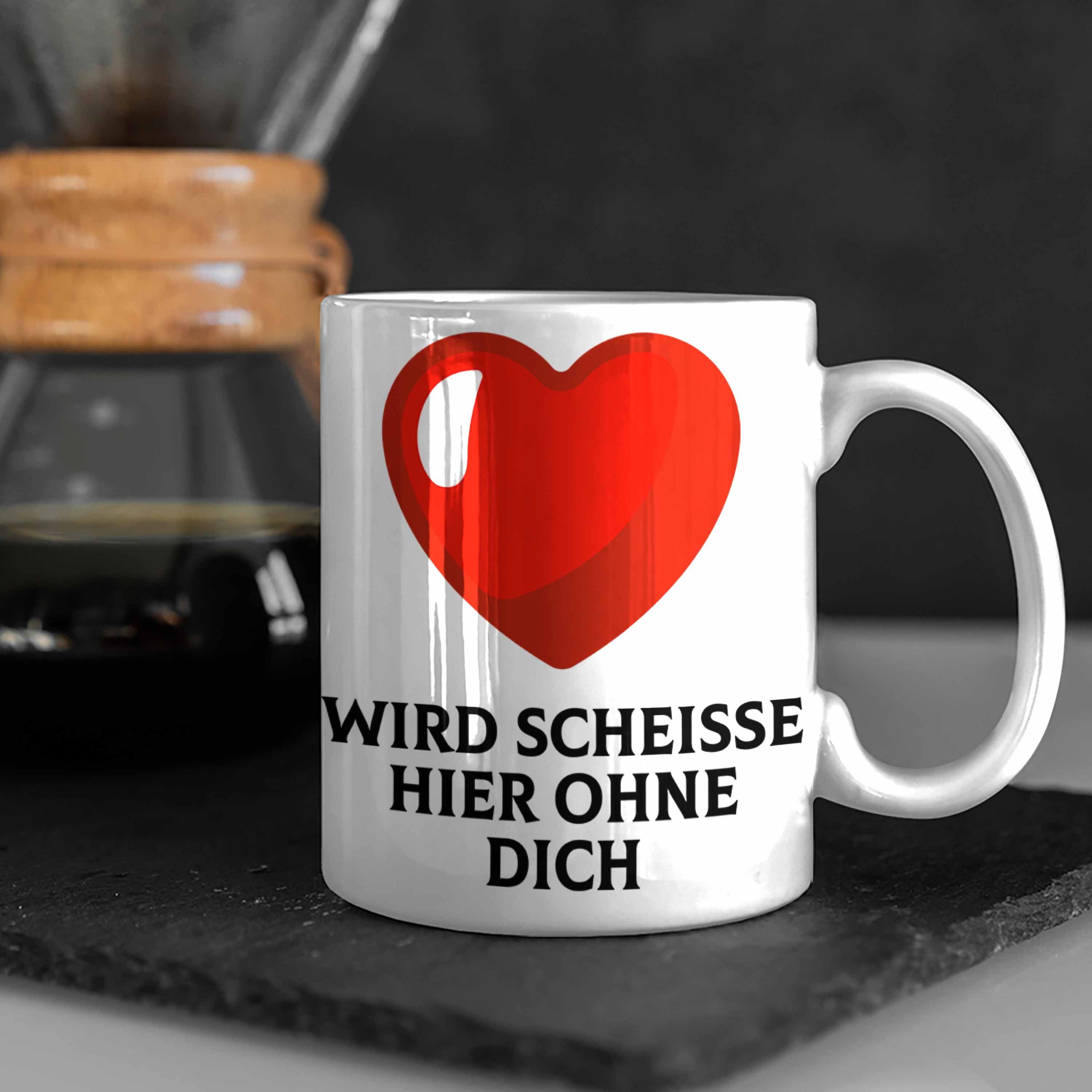 Ohne Kollege Sch Dich Lustig Hier - - Trendation Jobwechsel Weiss Tasse Trendation Abschiedsgeschenk Kollegin Wird Sprüche Tasse Geschenk