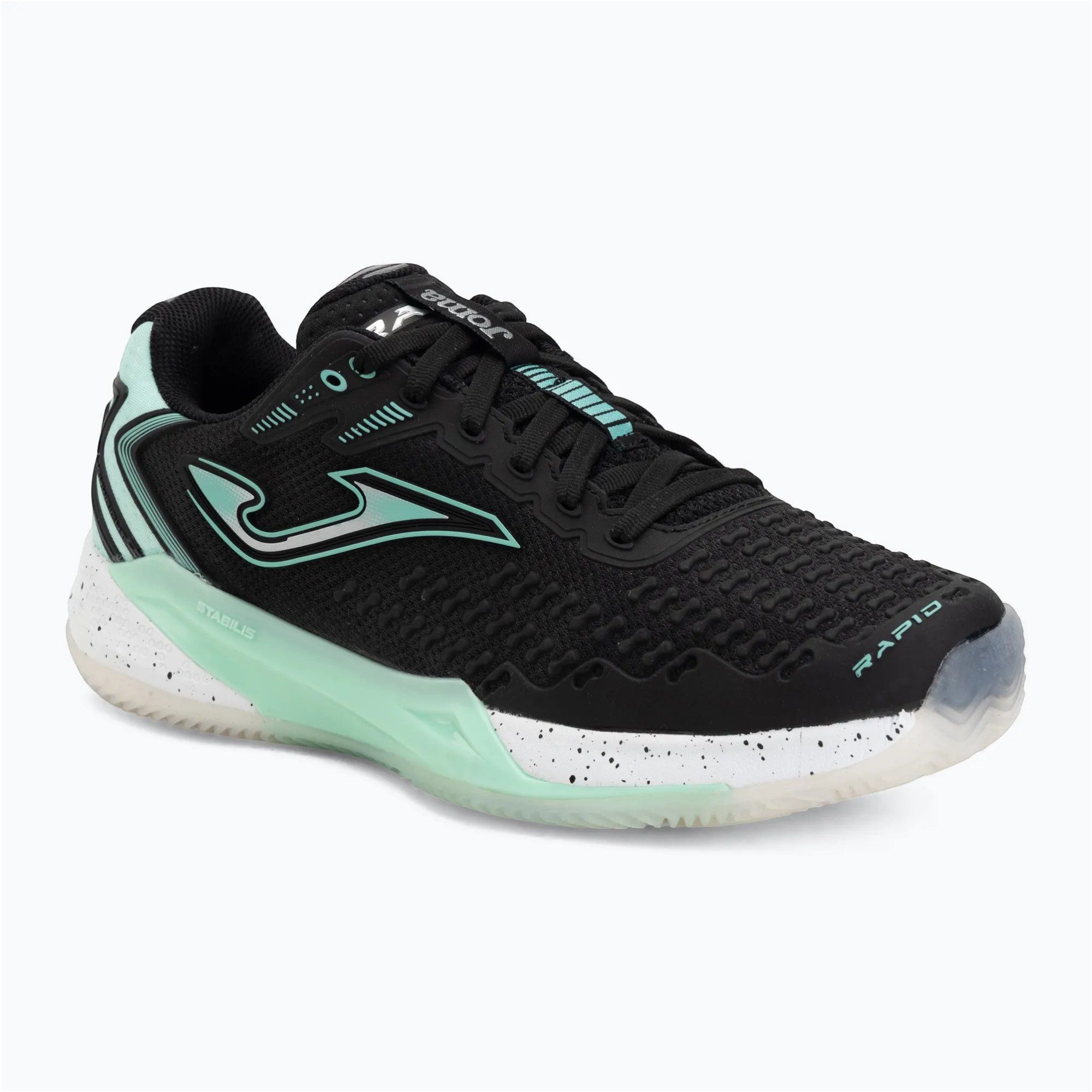 Joma Rapid 2601 Clay/Sandplatz schwarz/mint Herren Tennisschuh