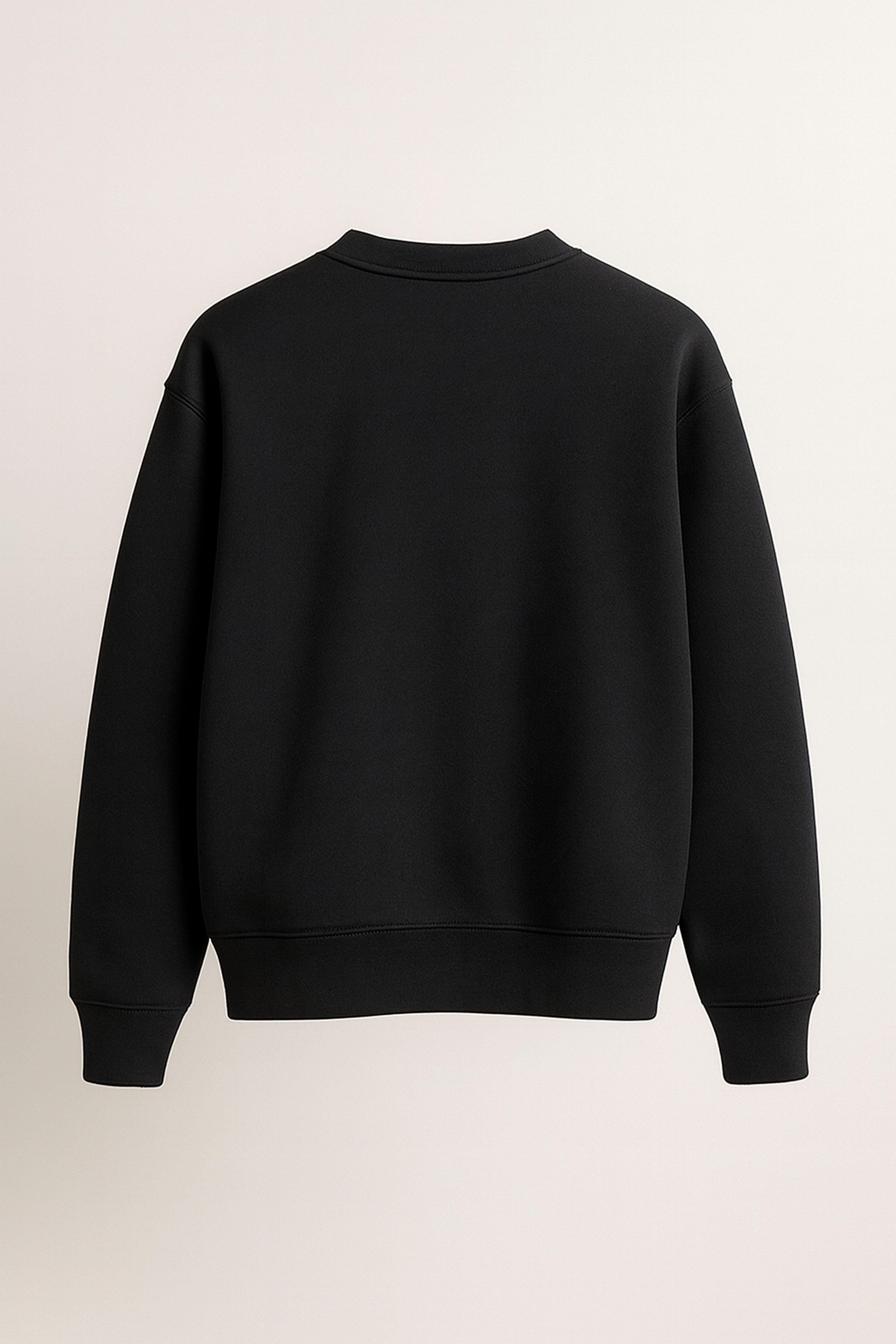 Banco Rundhalspullover Herren Premium Pullover Sweatshirt - Relaxed Fit Unifarben