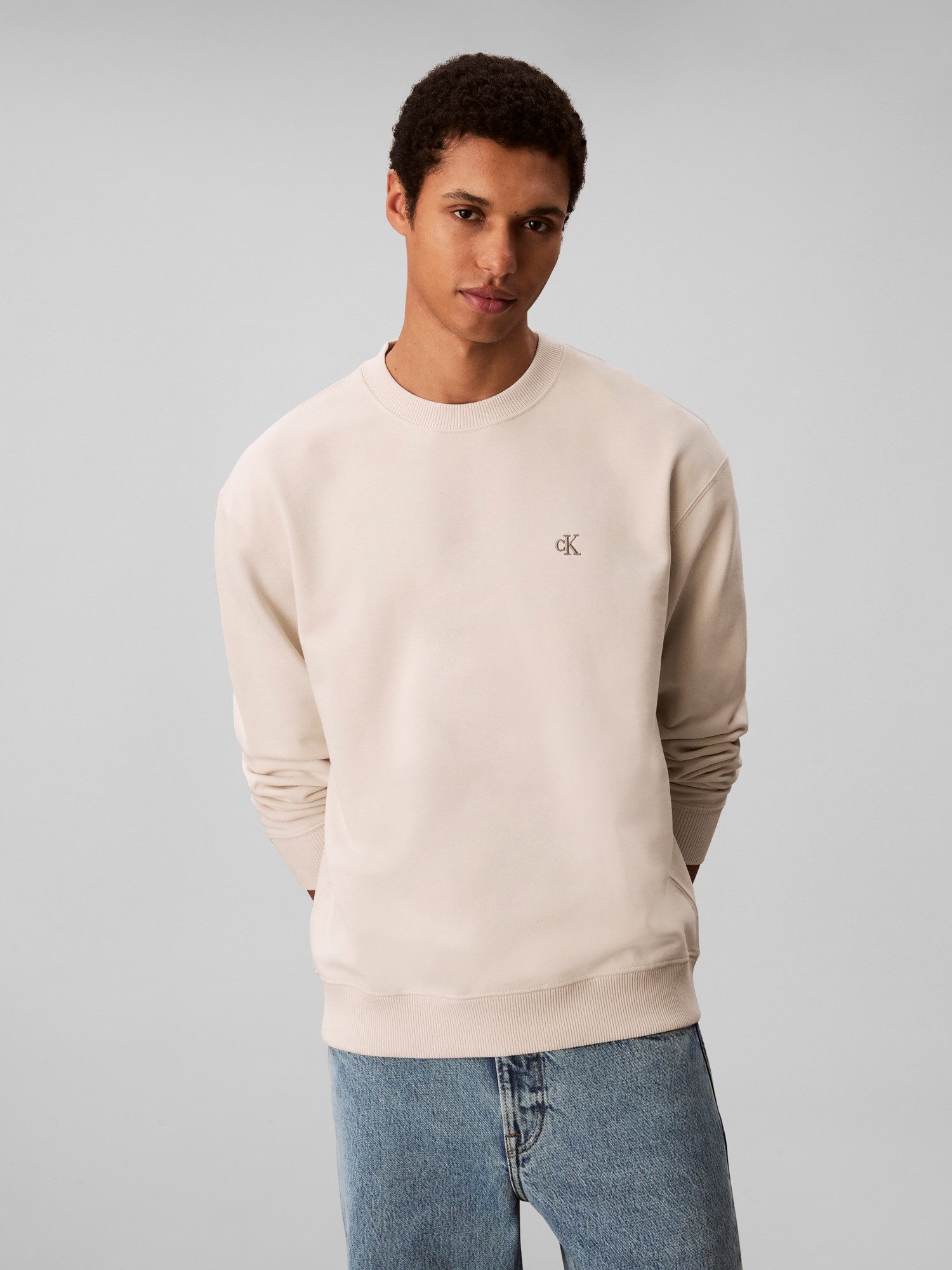 Calvin Klein Jeans Sweatshirt regular fit, Rundhalsausschnitt günstig online kaufen