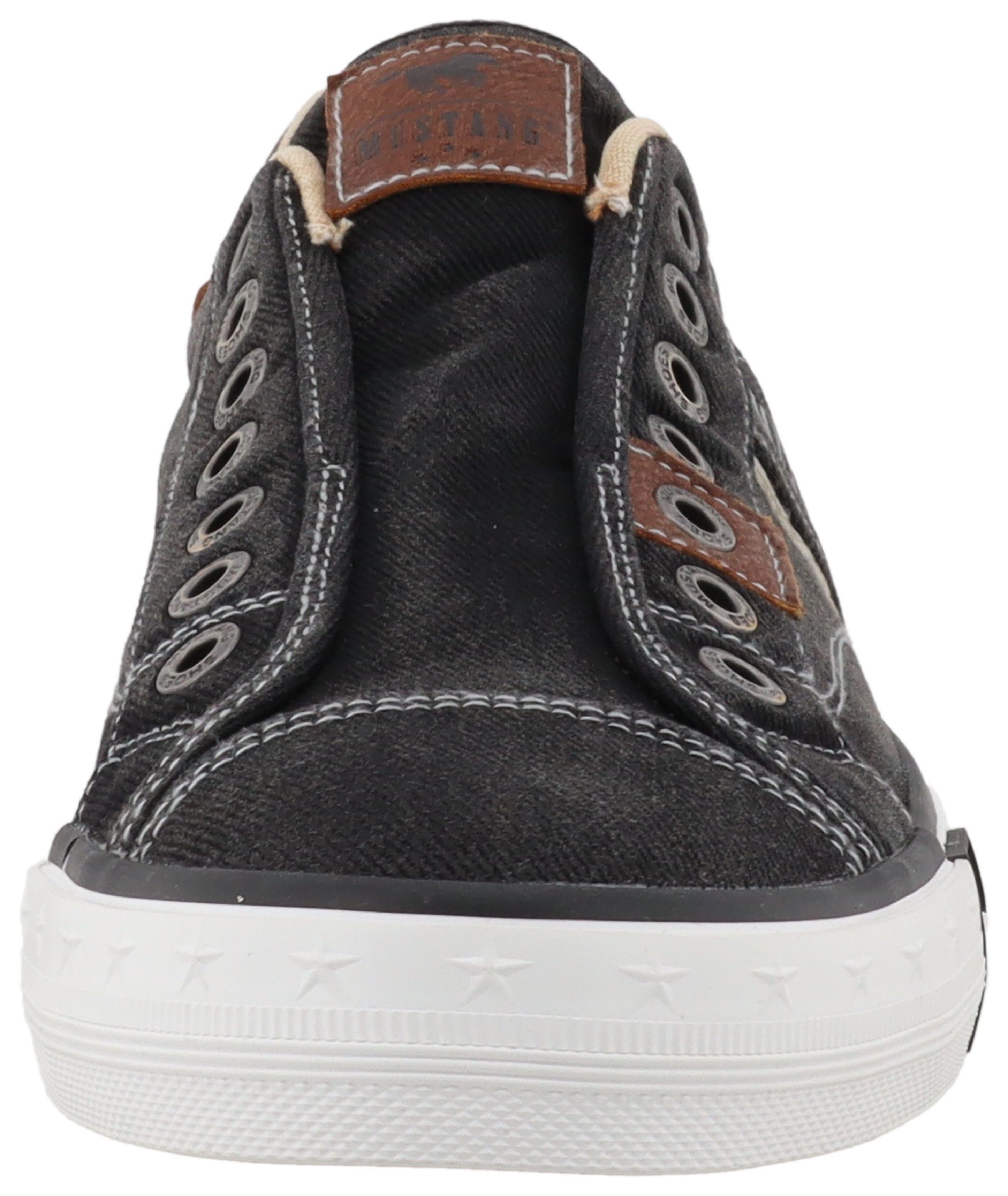 Mustang Shoes Calogero Slip-On Sneaker Slipper, Freizeitschuh, Halbschuh mit Kontrastnähten