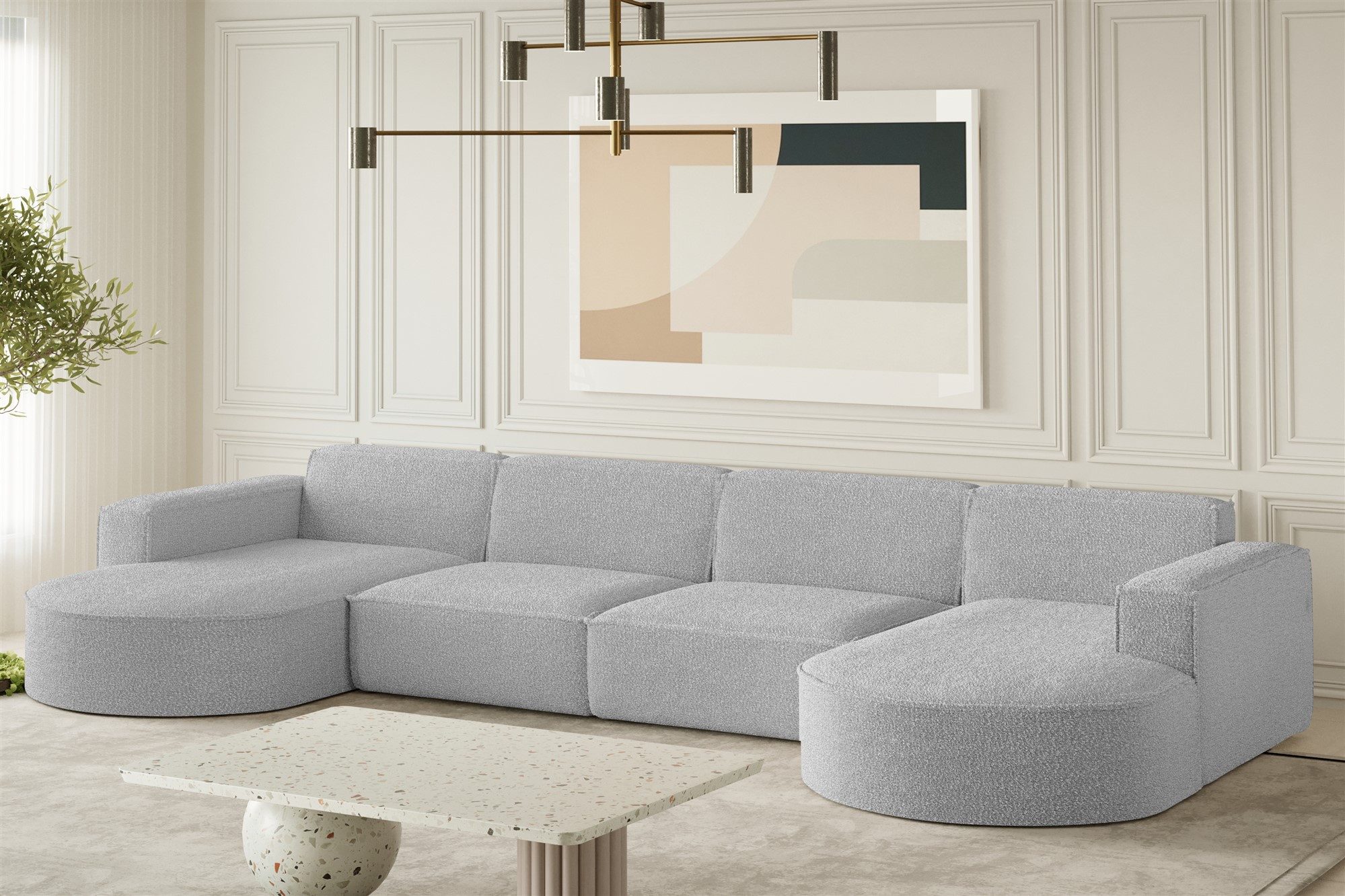 Fun Möbel Wohnlandschaft Wohnlandschaft Sofa PALMA günstig online kaufen
