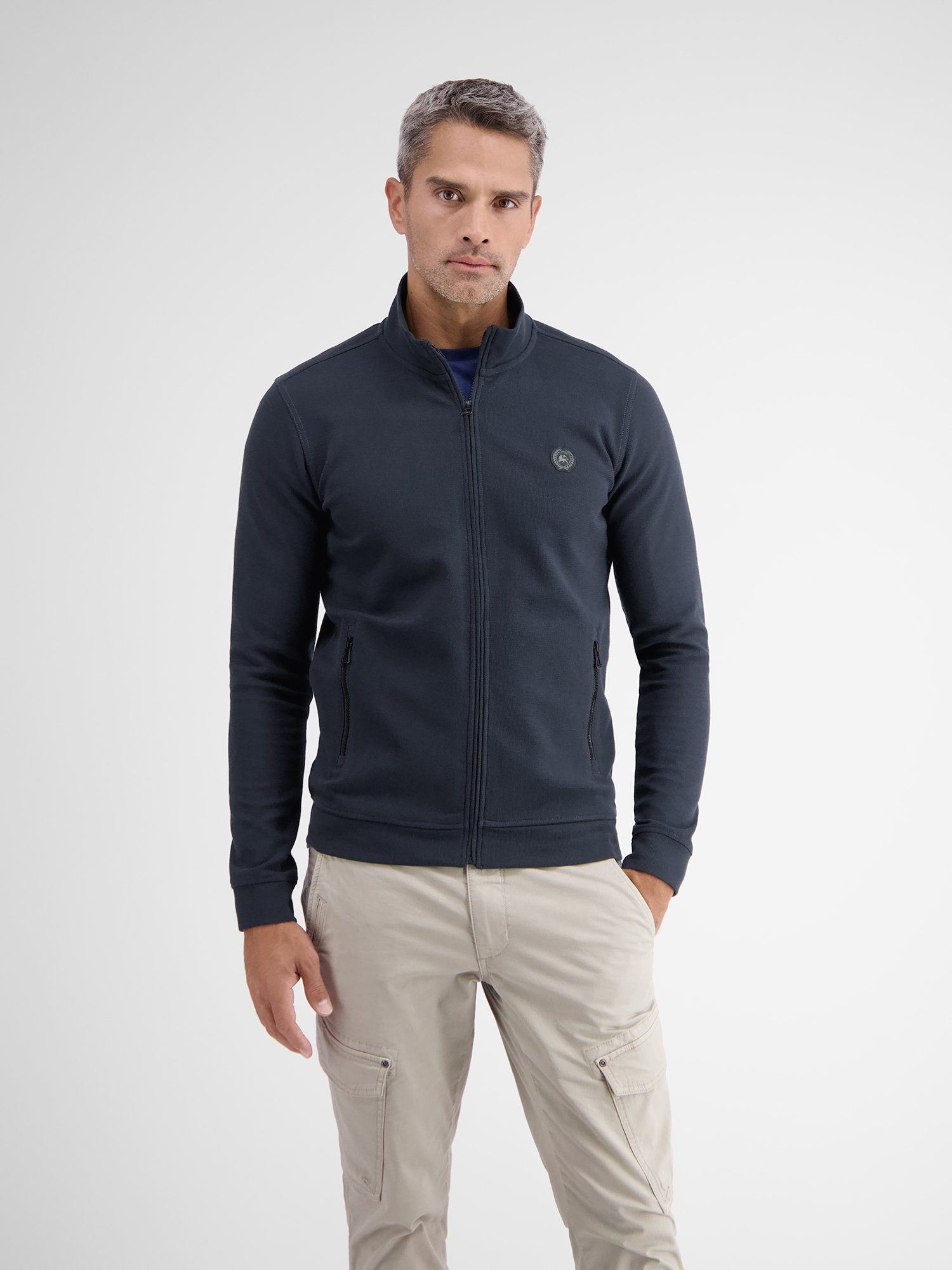 LERROS Sweatjacke LERROS Sweatjacke, Structure NAVY CLASSIC