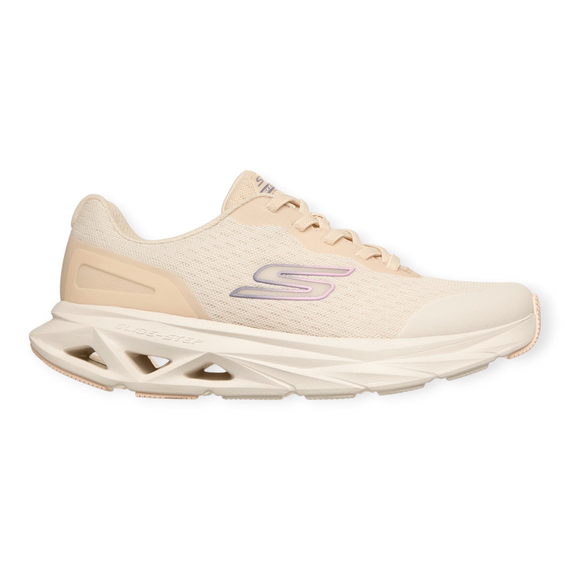Skechers Glide-Step Vortex - Avalin natur/beige Damen Laufschuh