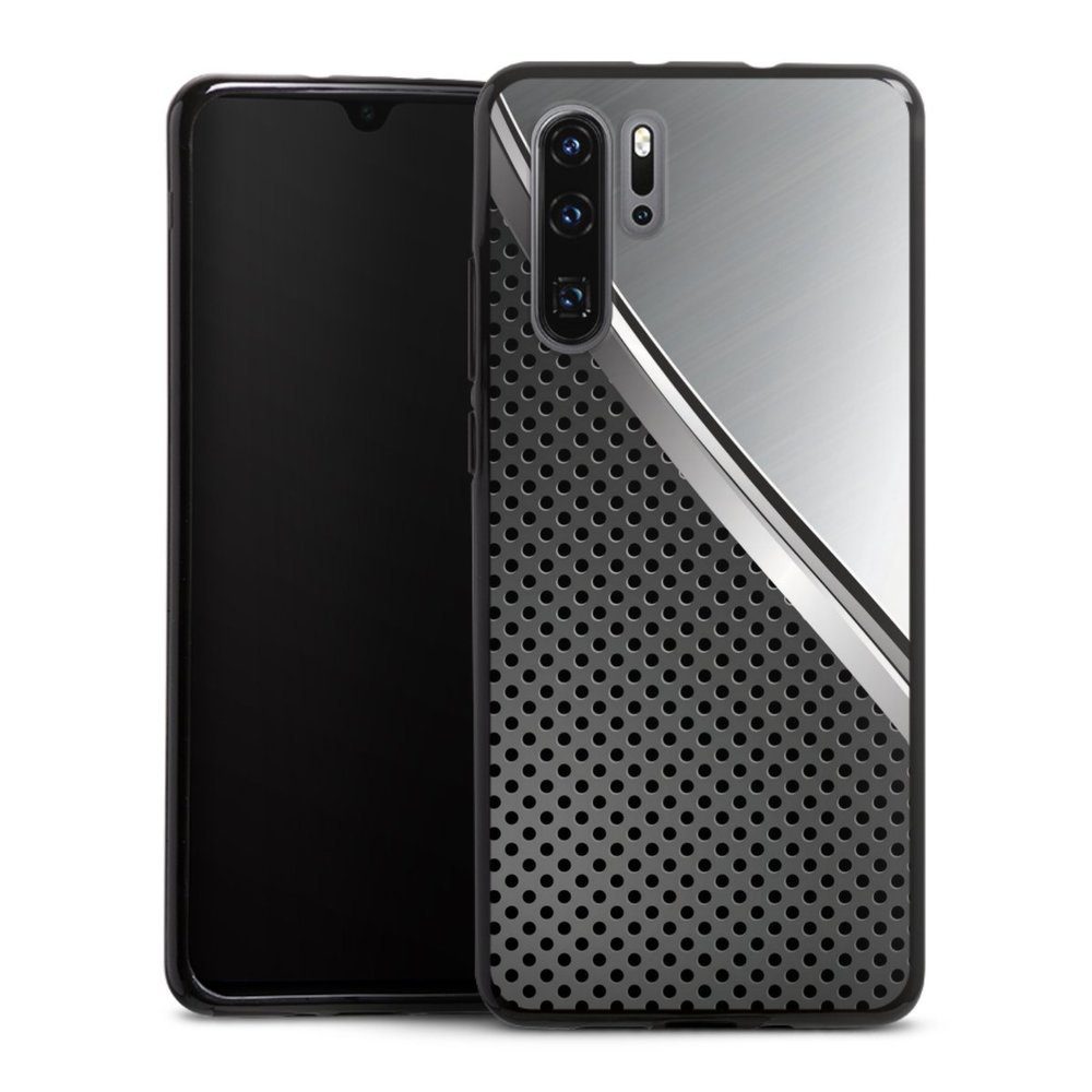 Handyhülle Carbon Stahl Metall Duo Metal Surface
