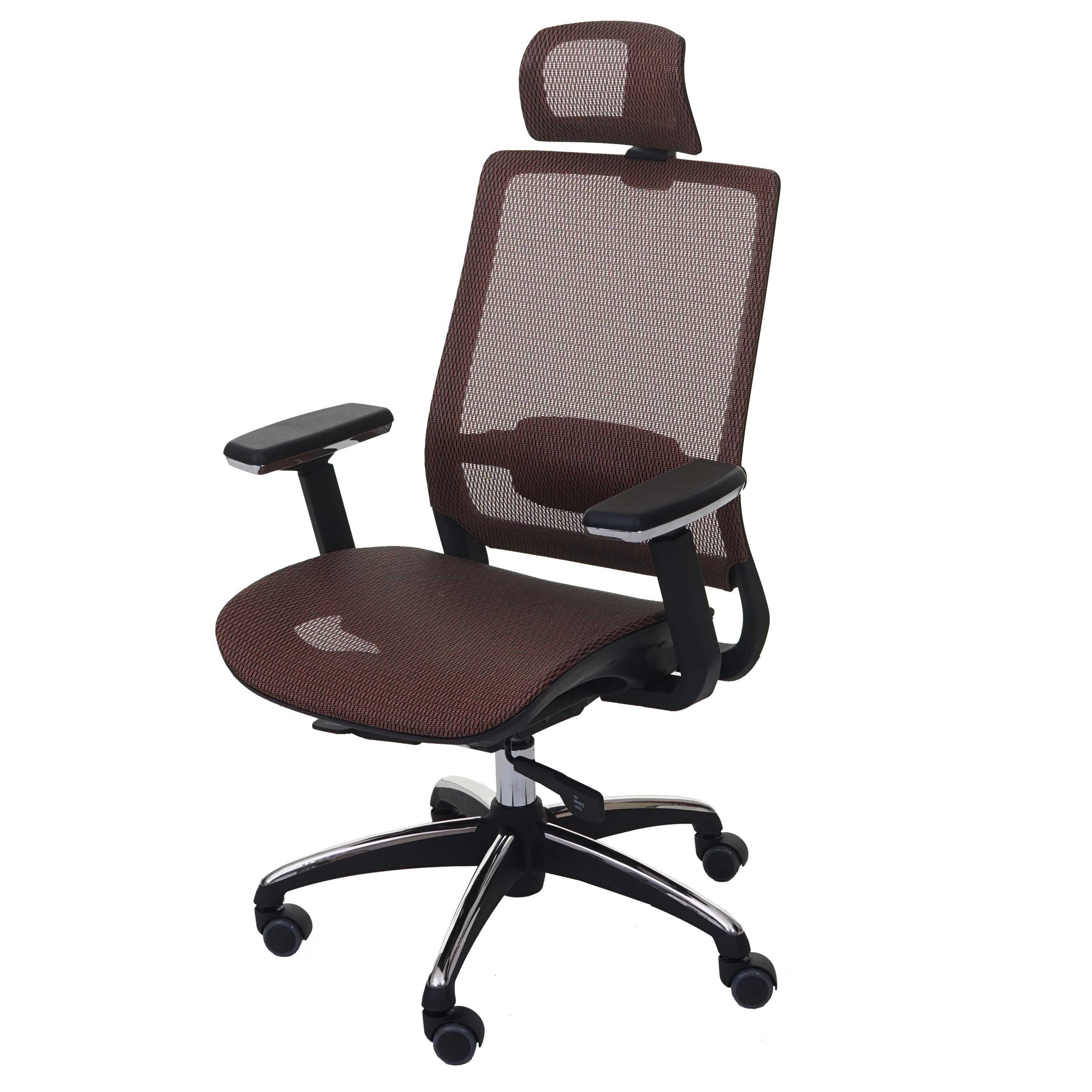 mandarin anpassbar MCW MCW-A20, verstellbare Tiefe Lendenwirbelstütze Sitzfläche, Schreibtischstuhl der In