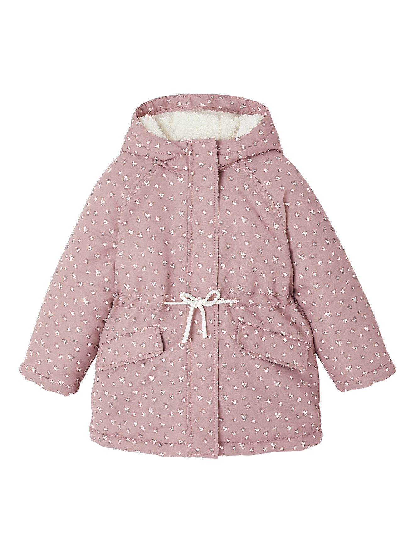 Parka Mädchen Parka mit Kapuze und Steppweste