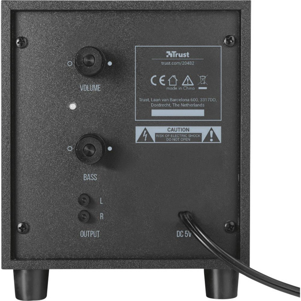 Trust Trust Avora 2.1 PC-Lautsprecher Kabelgebunden 9 W Schwarz PC-Lautsprecher (9.00 W)