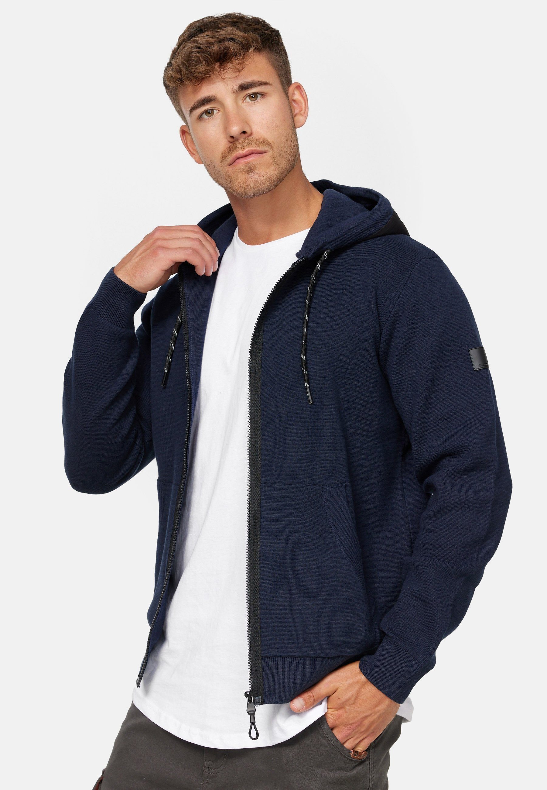 Sweatjacke Reilly Navy Indicode