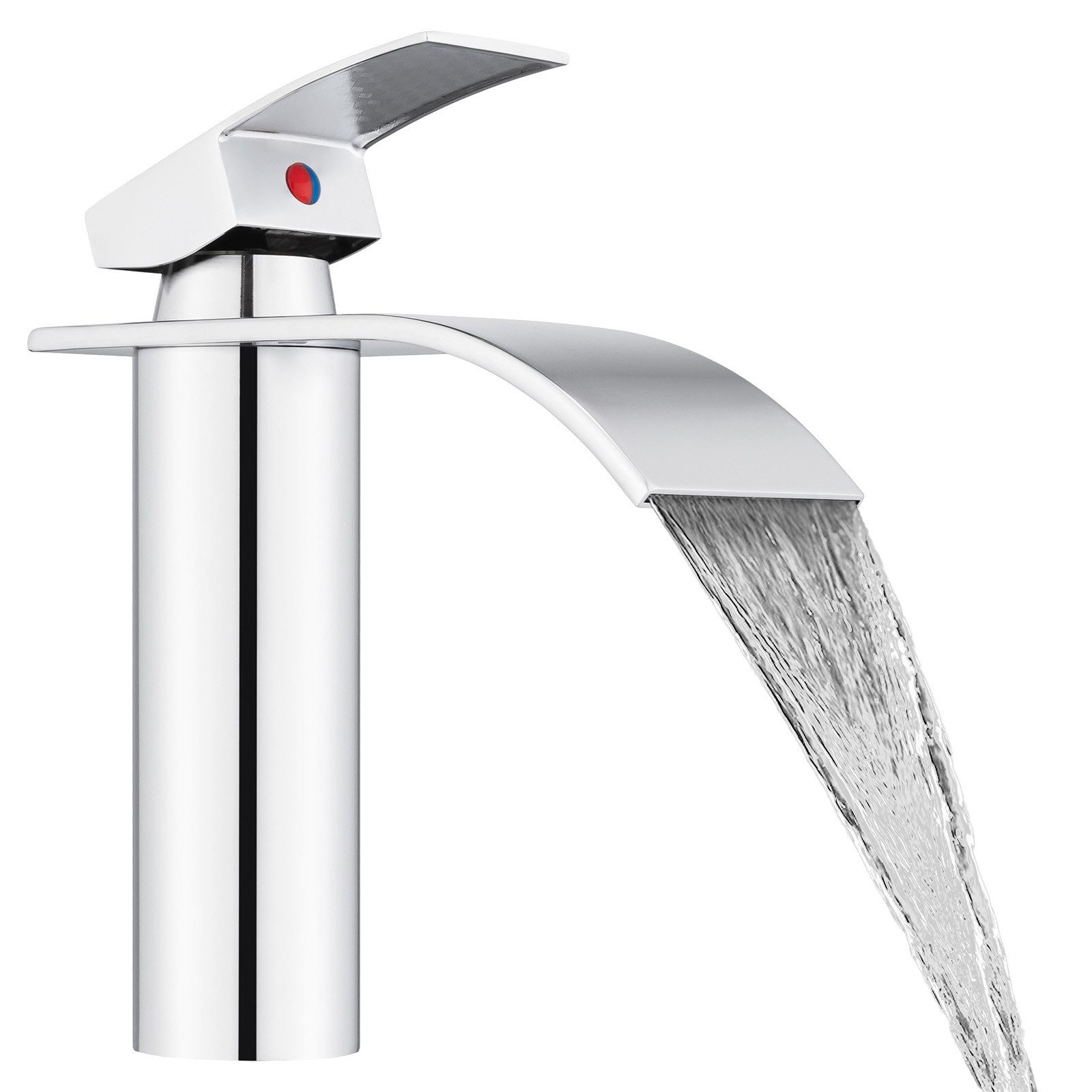 HOMELODY Waschtischarmatur Wasserfall Wasserhahn Waschbeckenarmatur Einhand günstig online kaufen