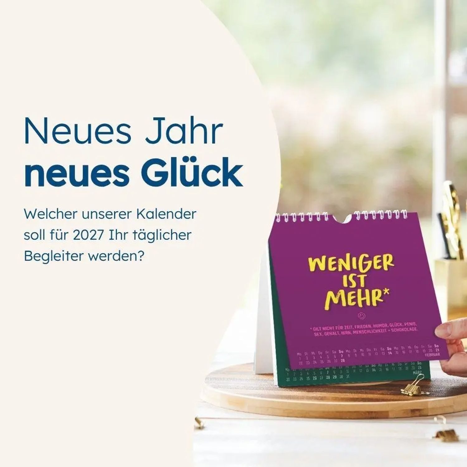 Grafik Werkstatt Wandkalender Postkartenkalender 2027 Auf leisen Pfoten