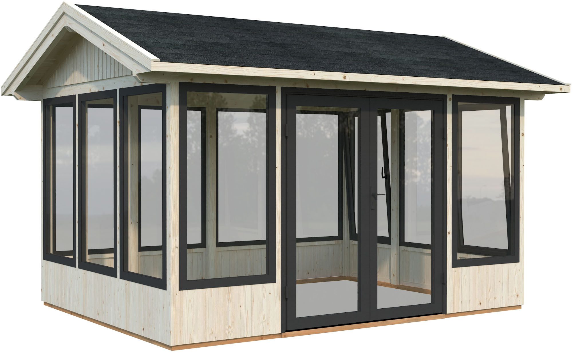 Palmako Holzpavillon Isabella, BxTxH: 465x367x297 cm