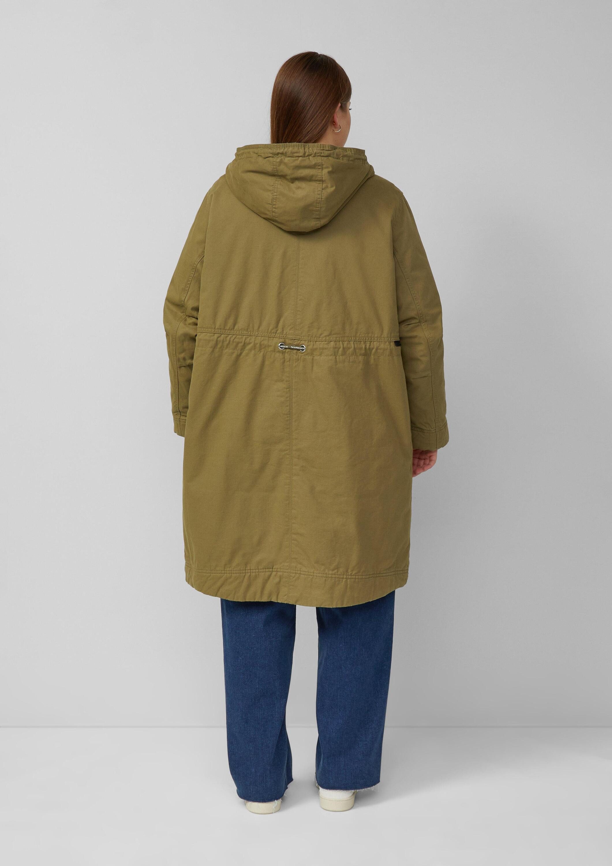 QS Parka Outdoor-Mantel Parka mit Teddyplüsch