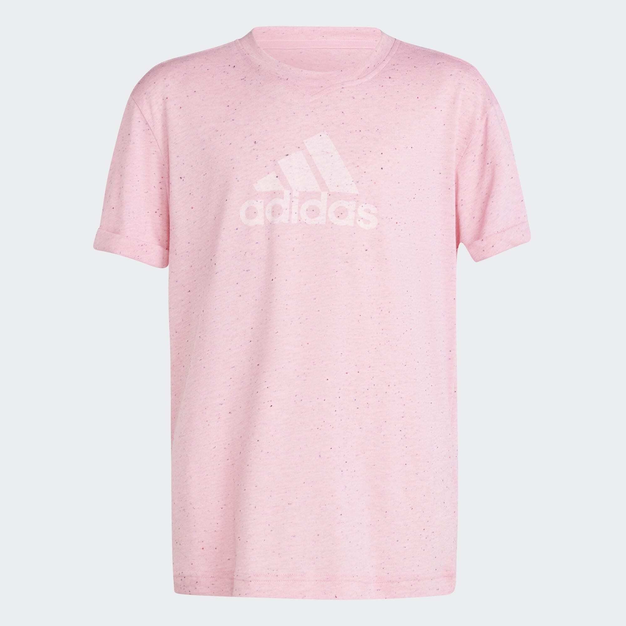 Super günstig im Laden adidas Sportswear T-Shirt FUTURE ICONS T-SHIRT Bliss White Pink WINNERS Mel. 