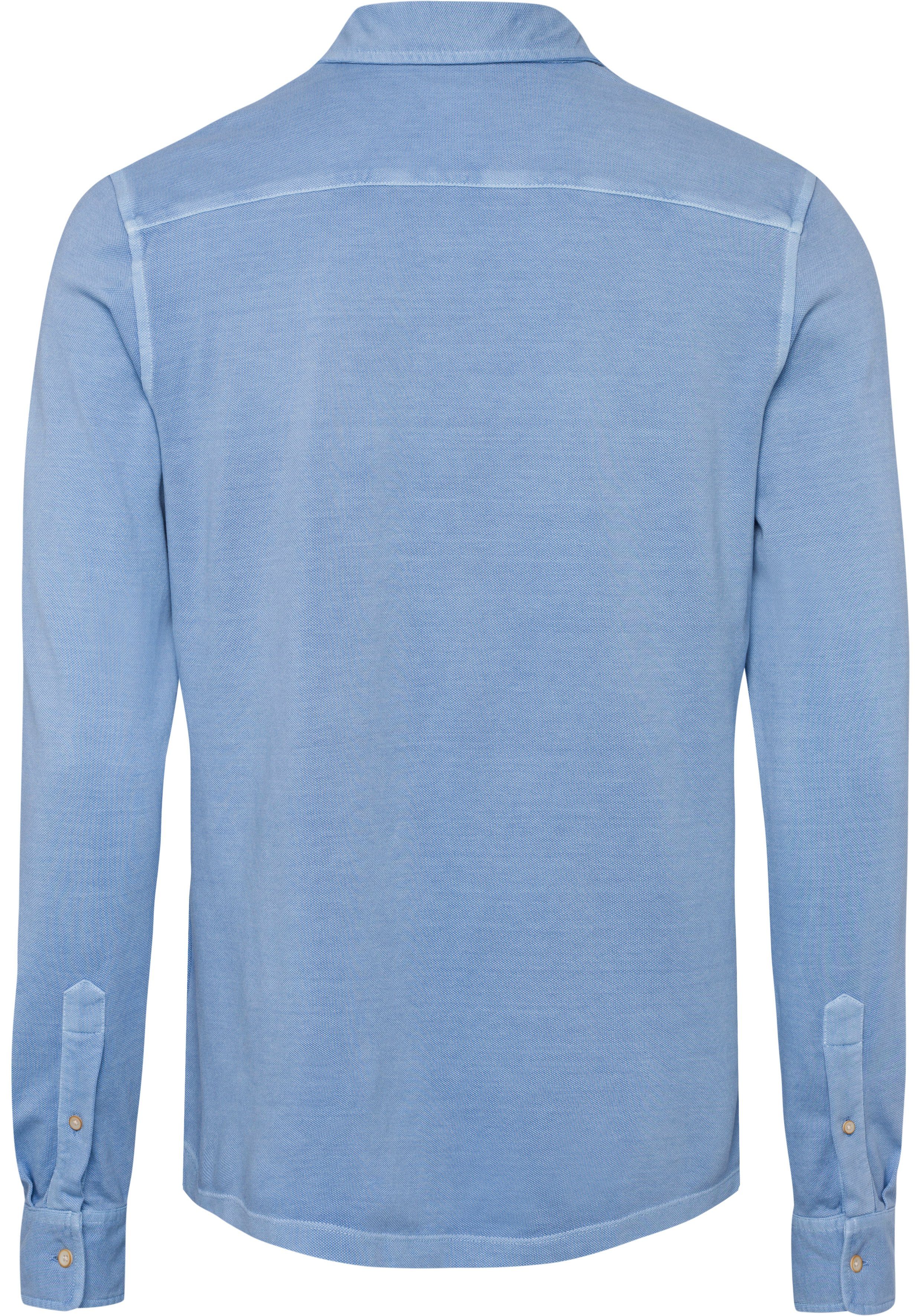 Level Langarm-Poloshirt Fit Body OLYMP Five bleu