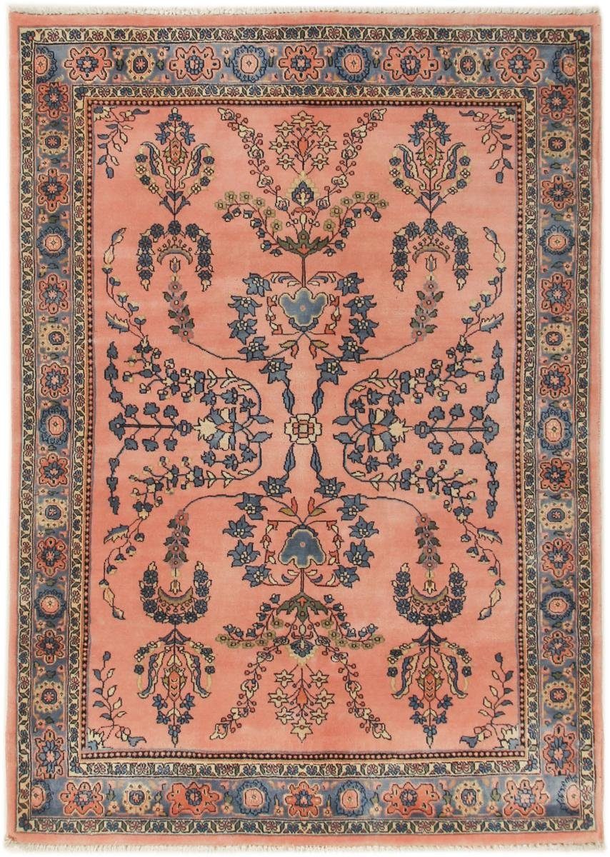 Orientteppich Indo Sarough 127x179 Handgeknüpfter Orientteppich, Nain Trading, rechteckig, Höhe: 15 mm