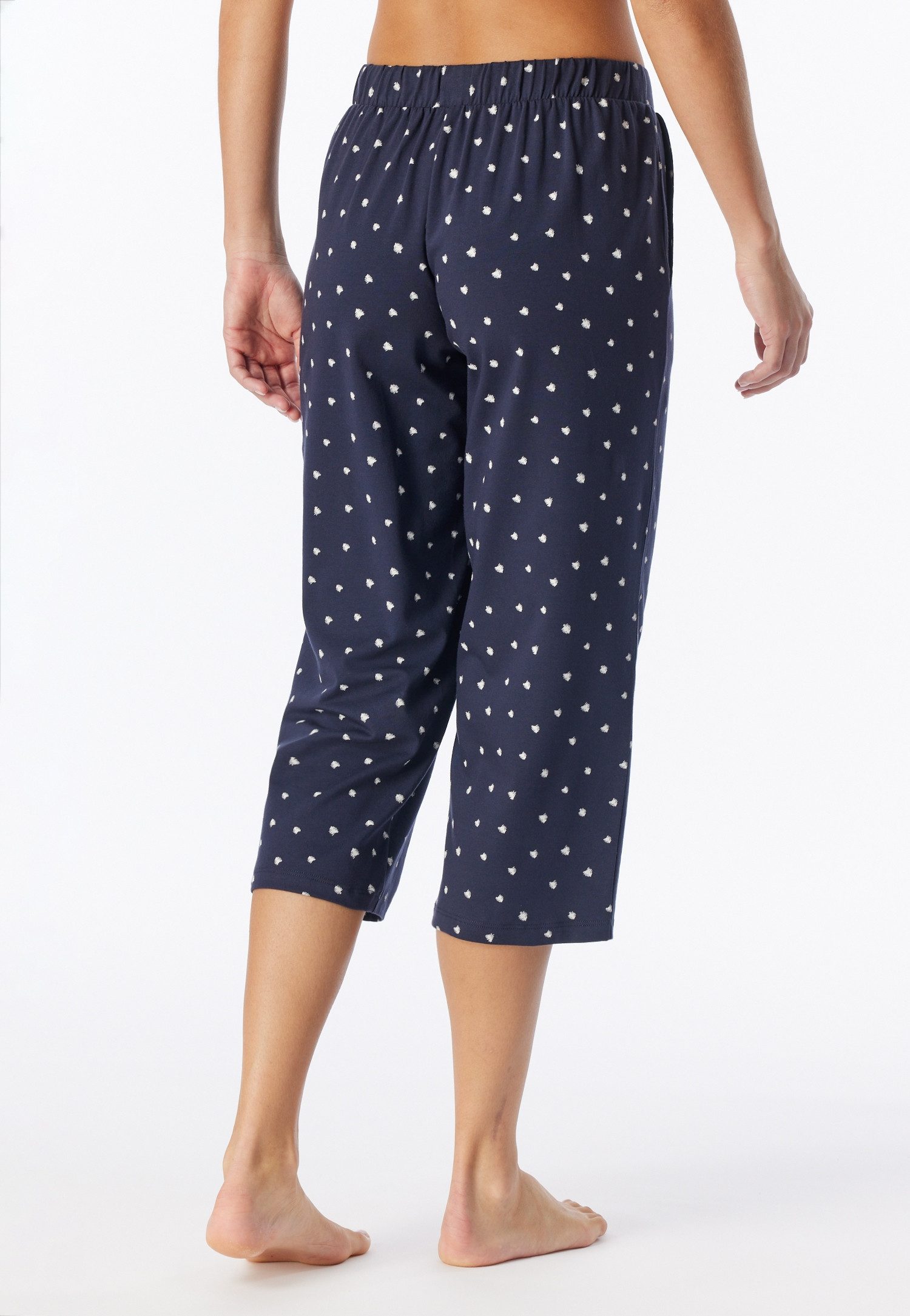 Schiesser 3/4-Hose Mix + Relax Cotton-Mix, Gummizug, Bindeband, seitliche Taschen – Bild 4 von 5