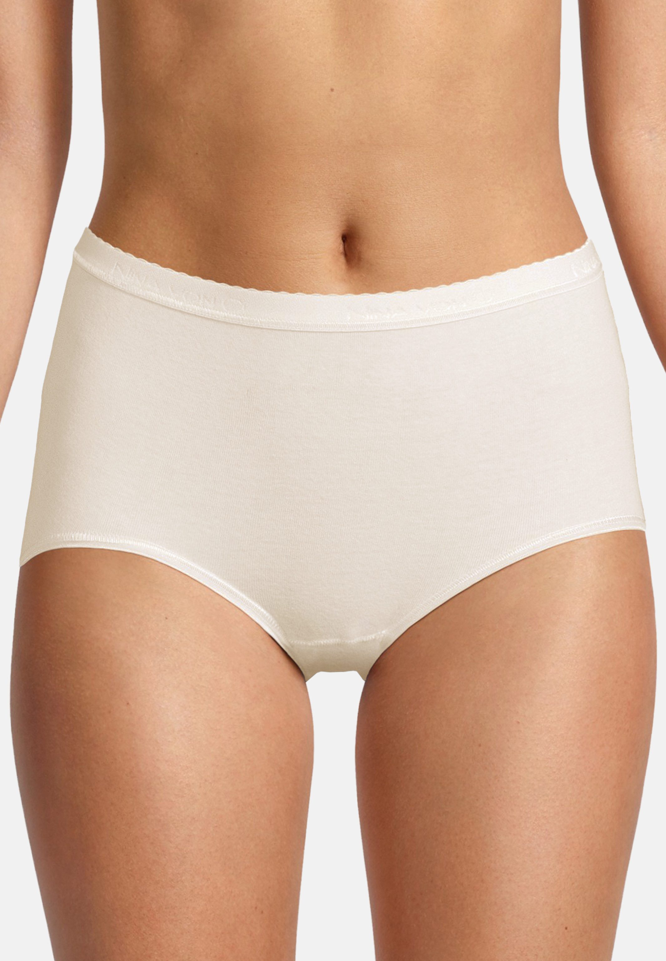 Nina Von C. Taillenslip 6er Pack Slipboutique (Spar-Set, 6-St) Taillen Slip - Baumwolle - Atmungsaktiv
