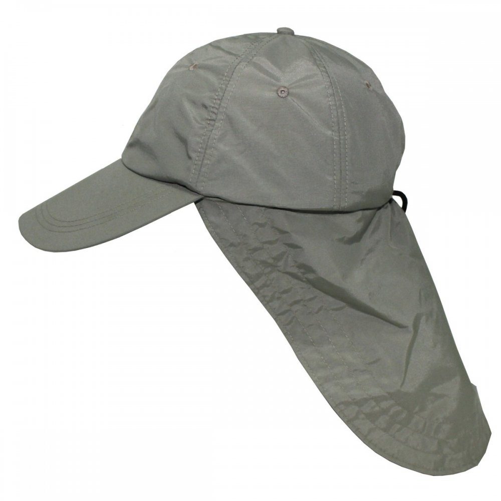 FoxOutdoor Snapback Cap Cap, "Sahara", oliv, langer Nackenschutz