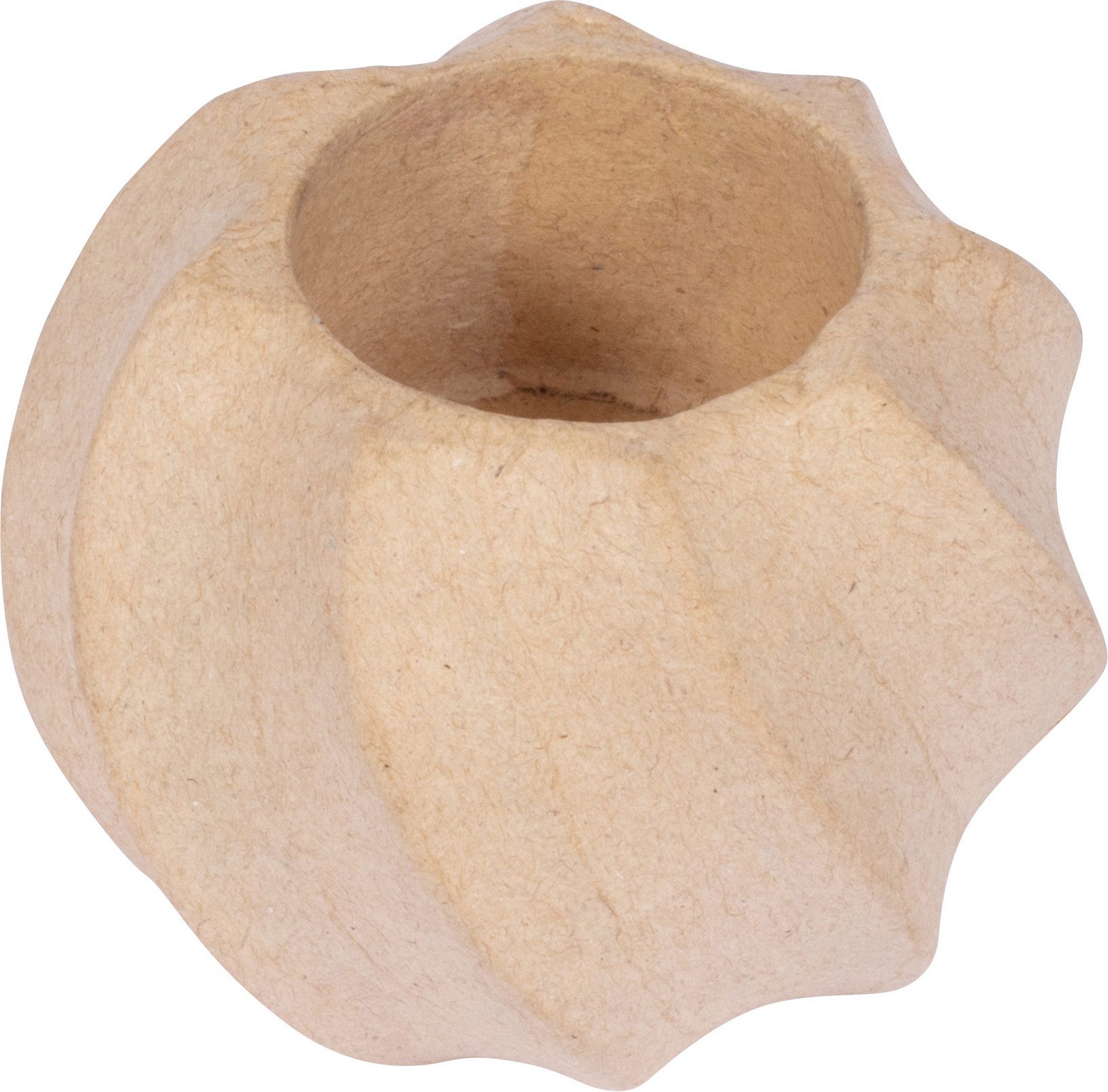 décopatch Dekofigur Pappmachéform Teelichthalter "Gedreht", 7x6cm