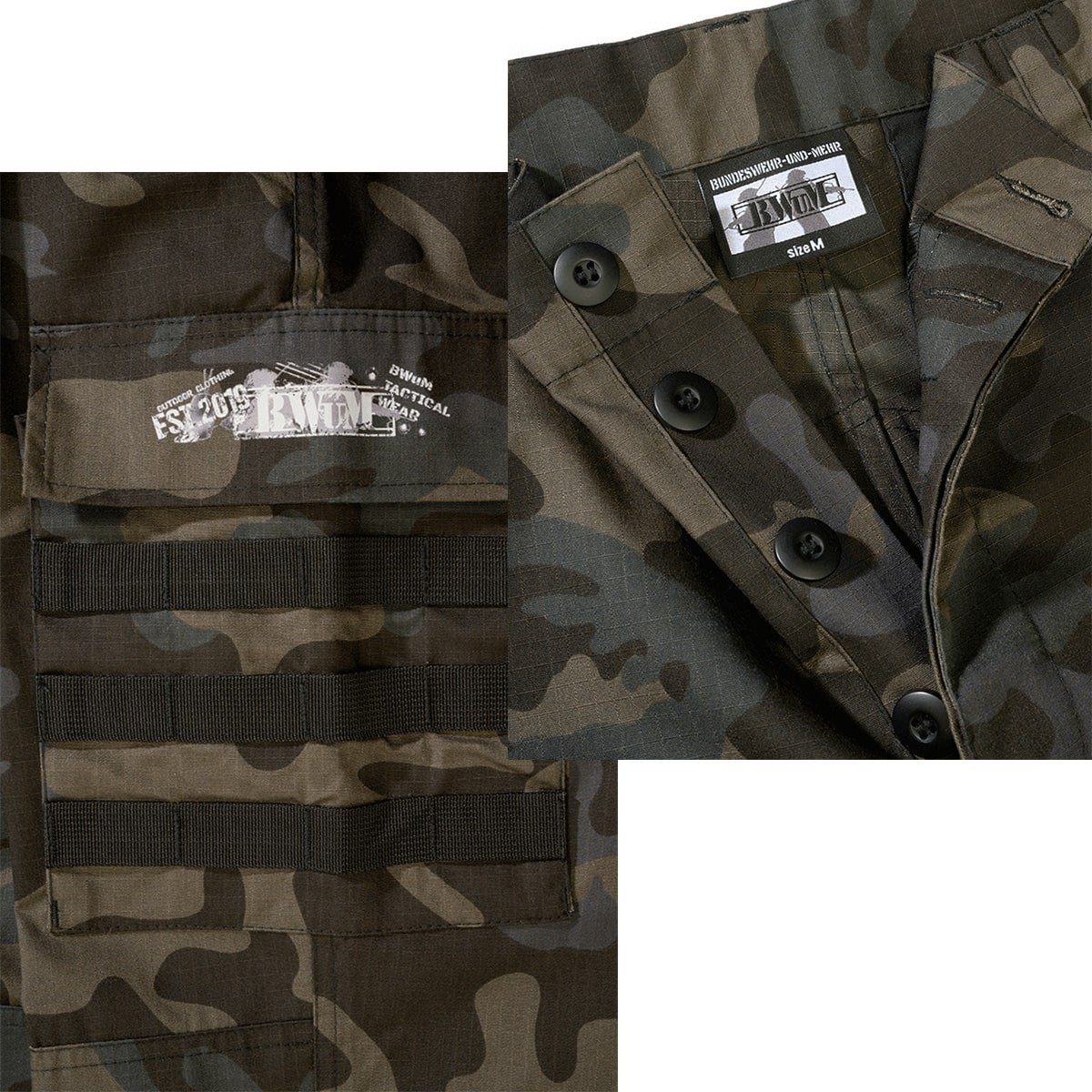 BWuM Outdoorhose BWuM Tactical Rangerhose BDU Ripstop