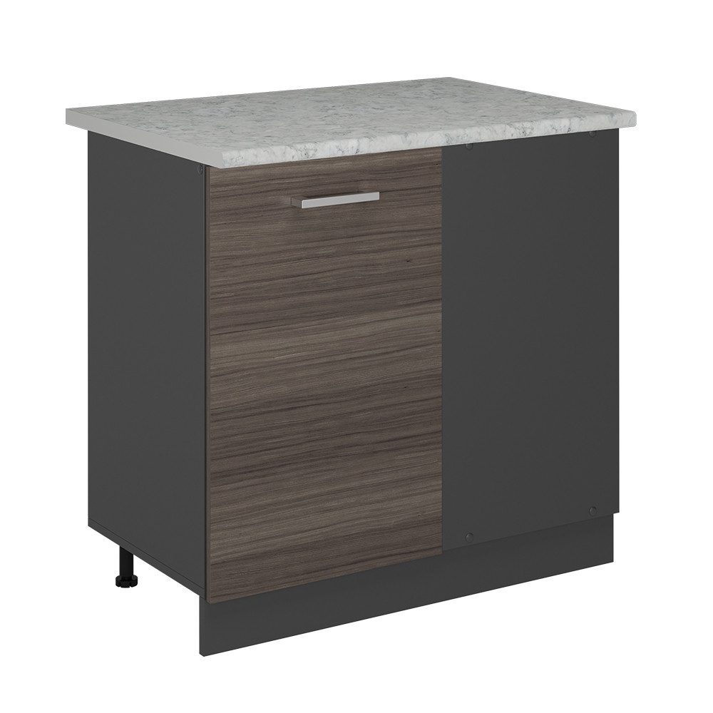 Vicco Eckunterschrank R-Line, Edelgrau/Anthrazit, 86 cm günstig online kaufen