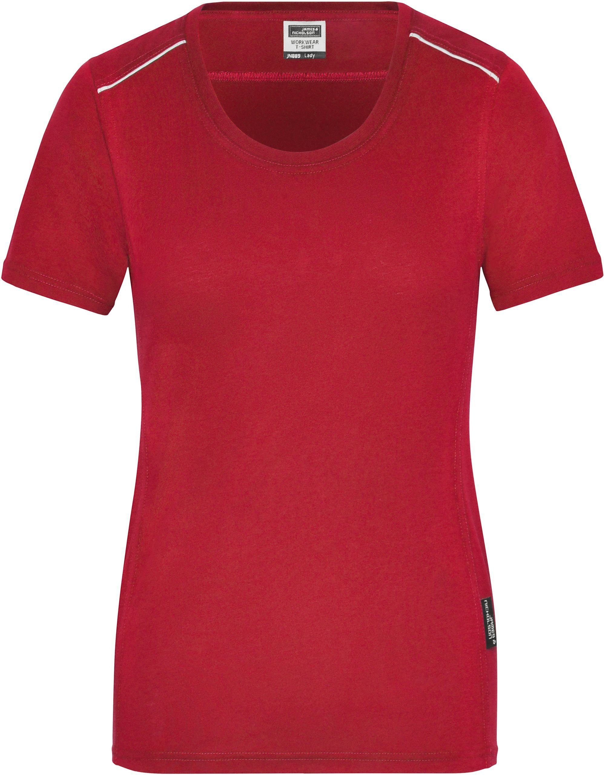James & Nicholson Bio T-Shirt Navy Workwear FaS50889 Arbeits T-Shirt Baumwolle -Solid