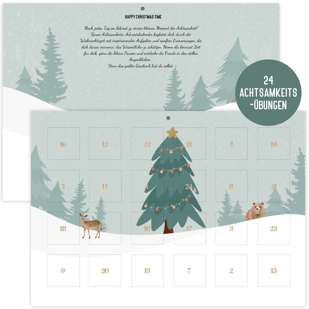 Things of Happiness Adventskalender Achtsamkeitsadventskalender, Adventskalender Achtsamkeit