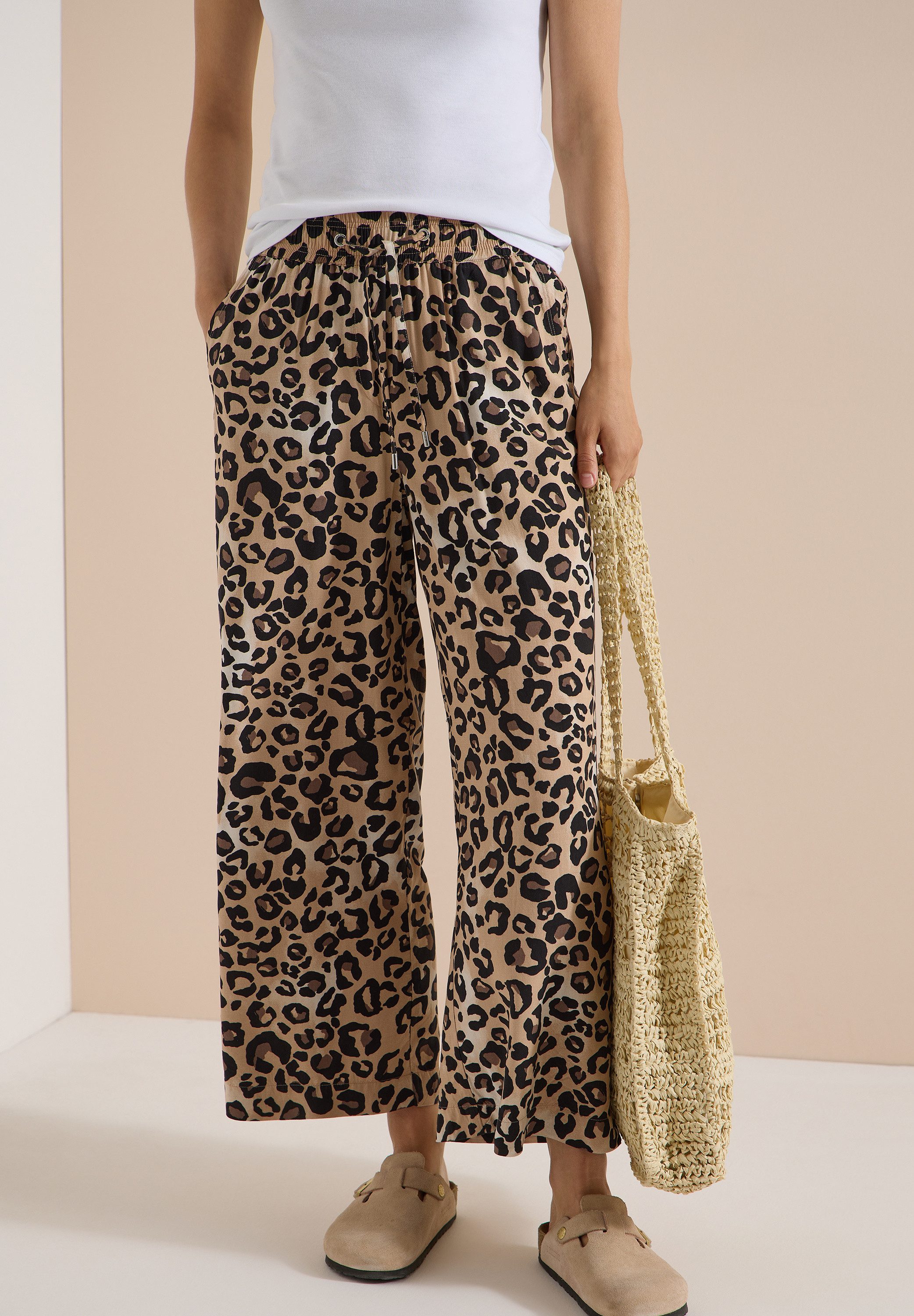 CECIL Stoffhose mit Wide Legs