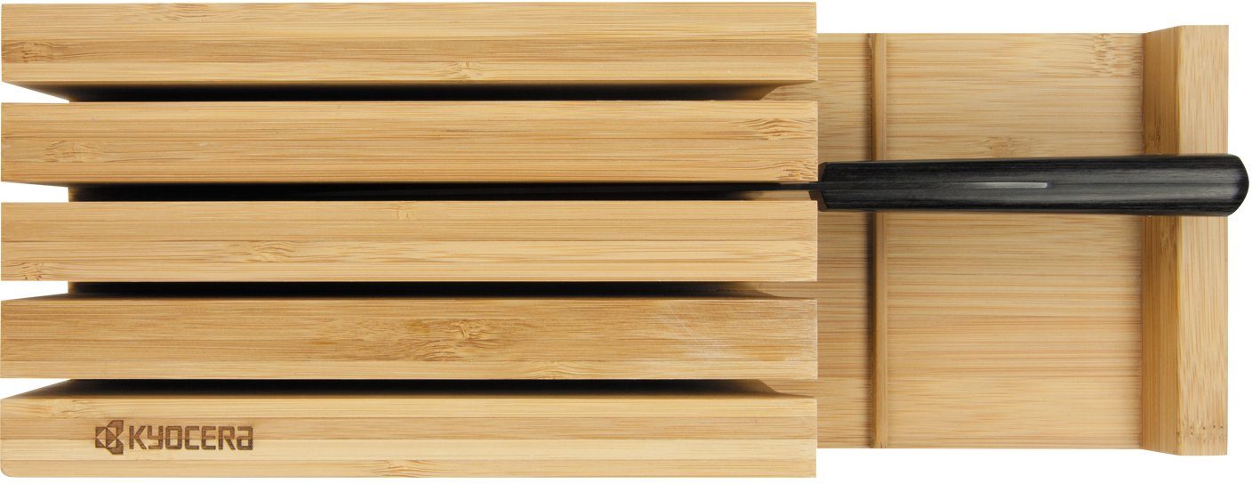 KYOCERA Messerblock GEN (5tlg), Aufhängen, 4 und Aufstellen inkl. Schublade, Messern für zum
