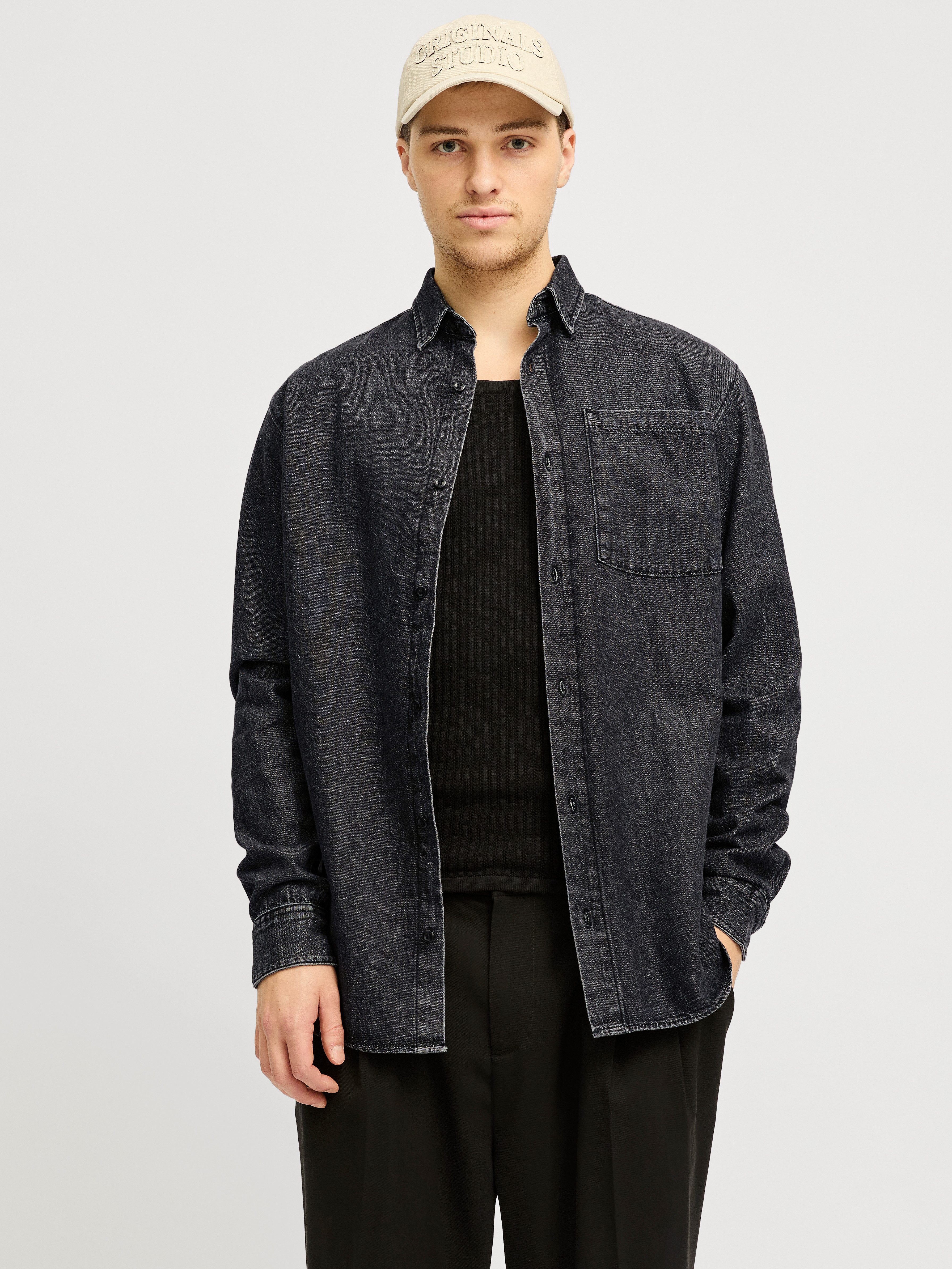 Jack & Jones Jeanshemd JJICREEK JJSHIRT L/S AKM 596 NOOS