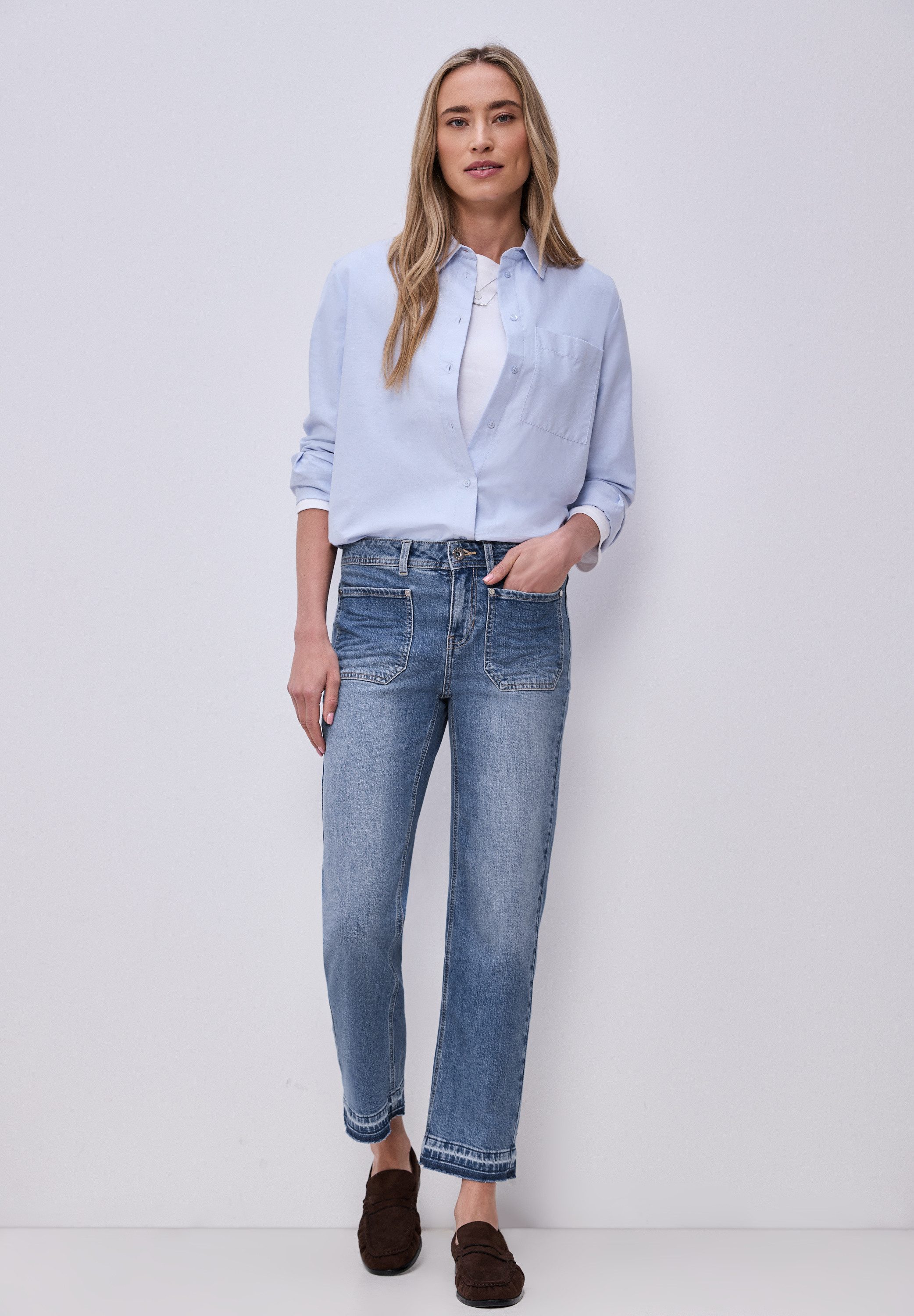 STREET ONE Comfort-fit-Jeans aus Baumwolle mit Stretchanteil – Bild 5 von 5