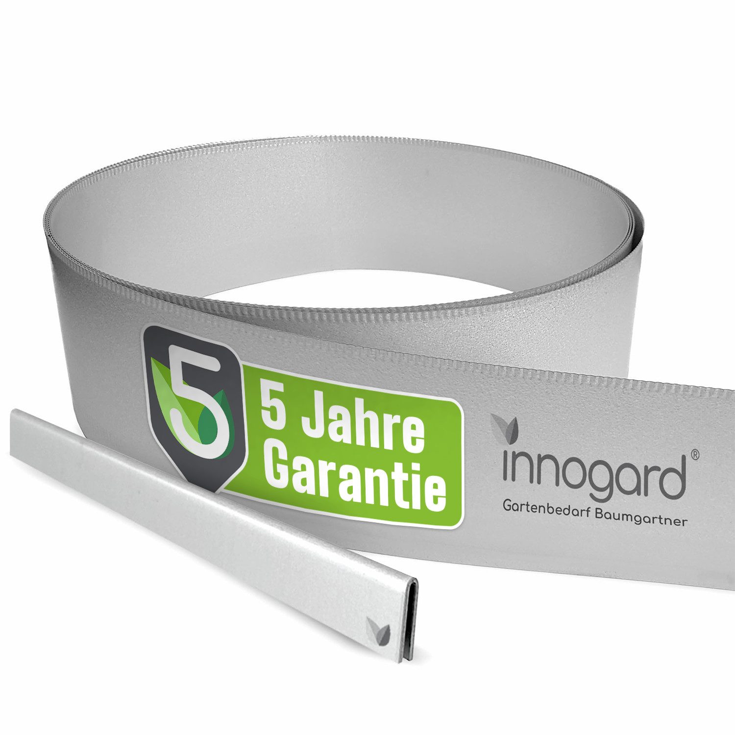 innogard Rasenkante Beeteinfassung 1 mm stark Rasenkantenband Beetbegrenzung Beetumrandung