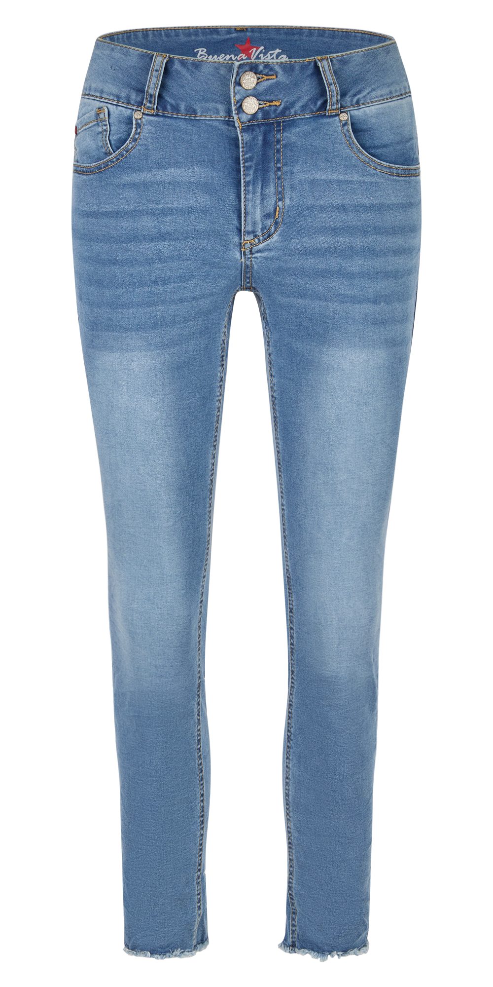 Buena Vista Stretch-Jeans BUENA VISTA TUMMYLESS 7/8 light blue 2503 B5658 1 günstig online kaufen