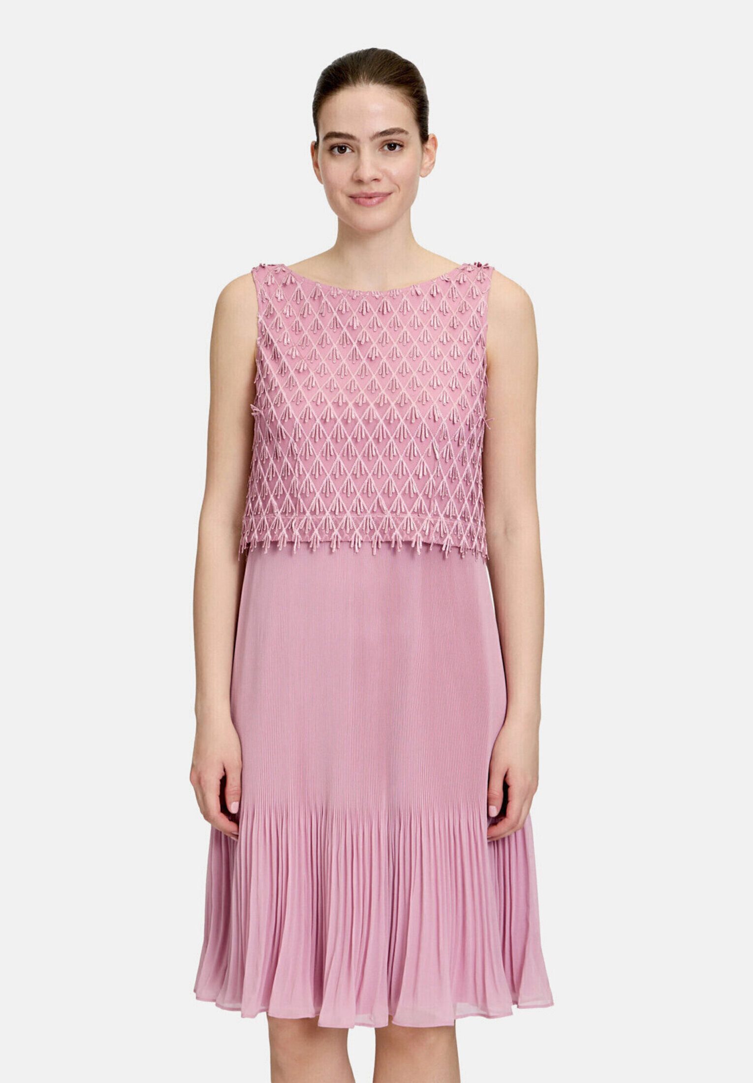 Vera Mont Cocktailkleid Damen mit Plissee Fransen