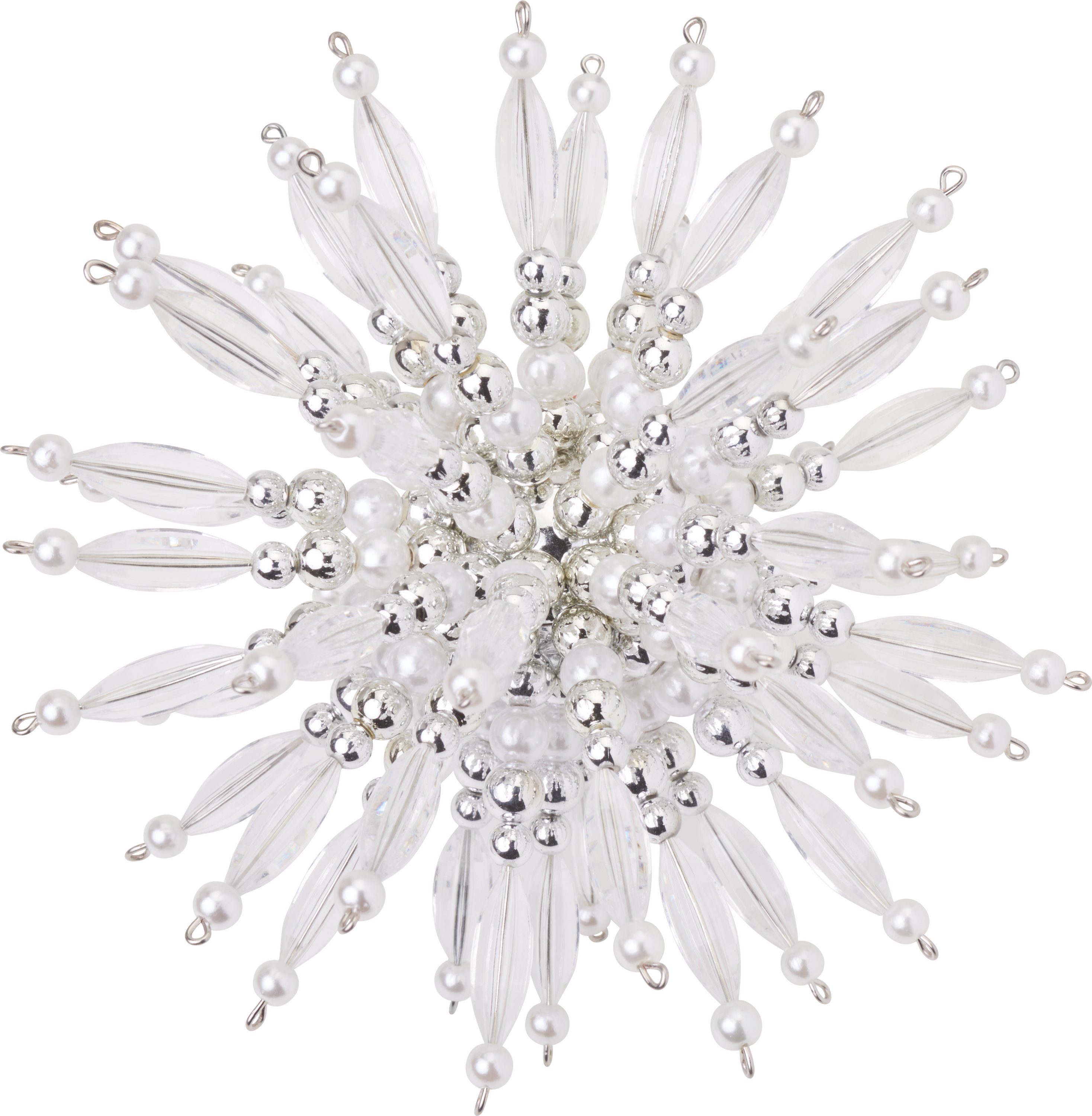Zauberperle Bastelperlen Silver Crystal, verschiedene Materialien