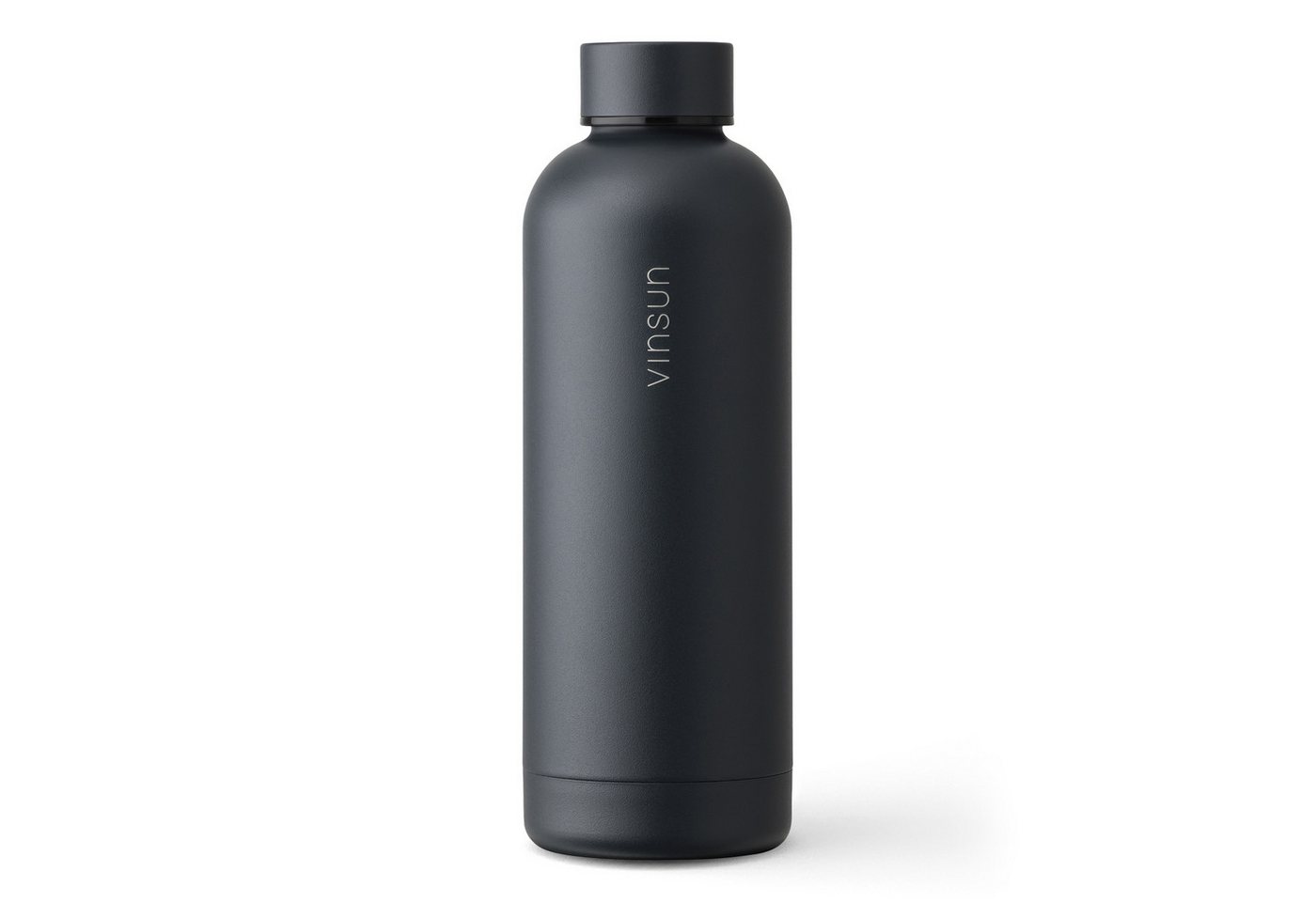 Vinsun Isolierflasche Edelstahl Flasche 500ml, Thermoflasche Kohlensäure geeignet, BPA frei, Auslaufsicher, doppelwandig, bruchsicher, geruchs- & geschmacksneutral