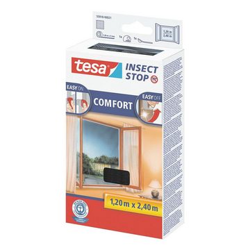 tesa Fliegengitter-Gewebe Insect Stop COMFORT, 1,2/2,4 m, für bodentiefe Fenster