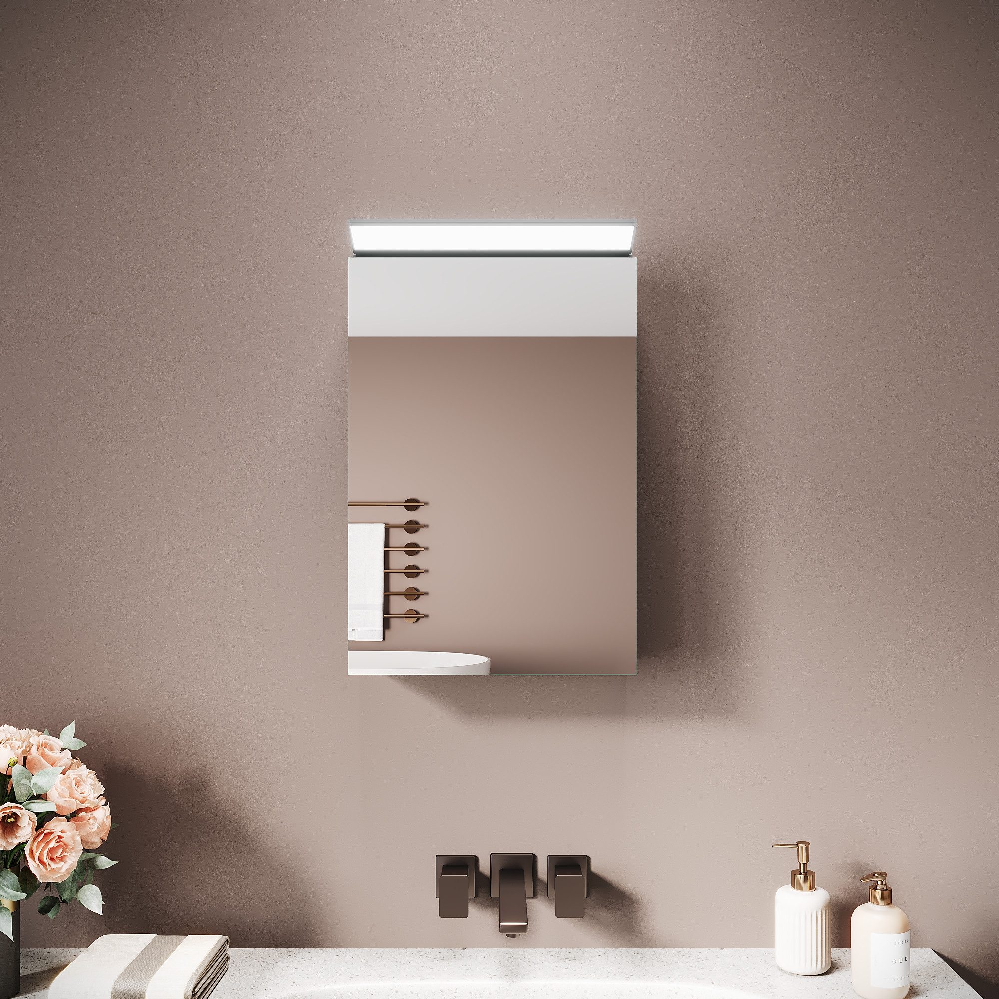 SONNI Spiegelschrank Spiegelschrank Badezimmerschrank 36×52cm Bestseller mi günstig online kaufen